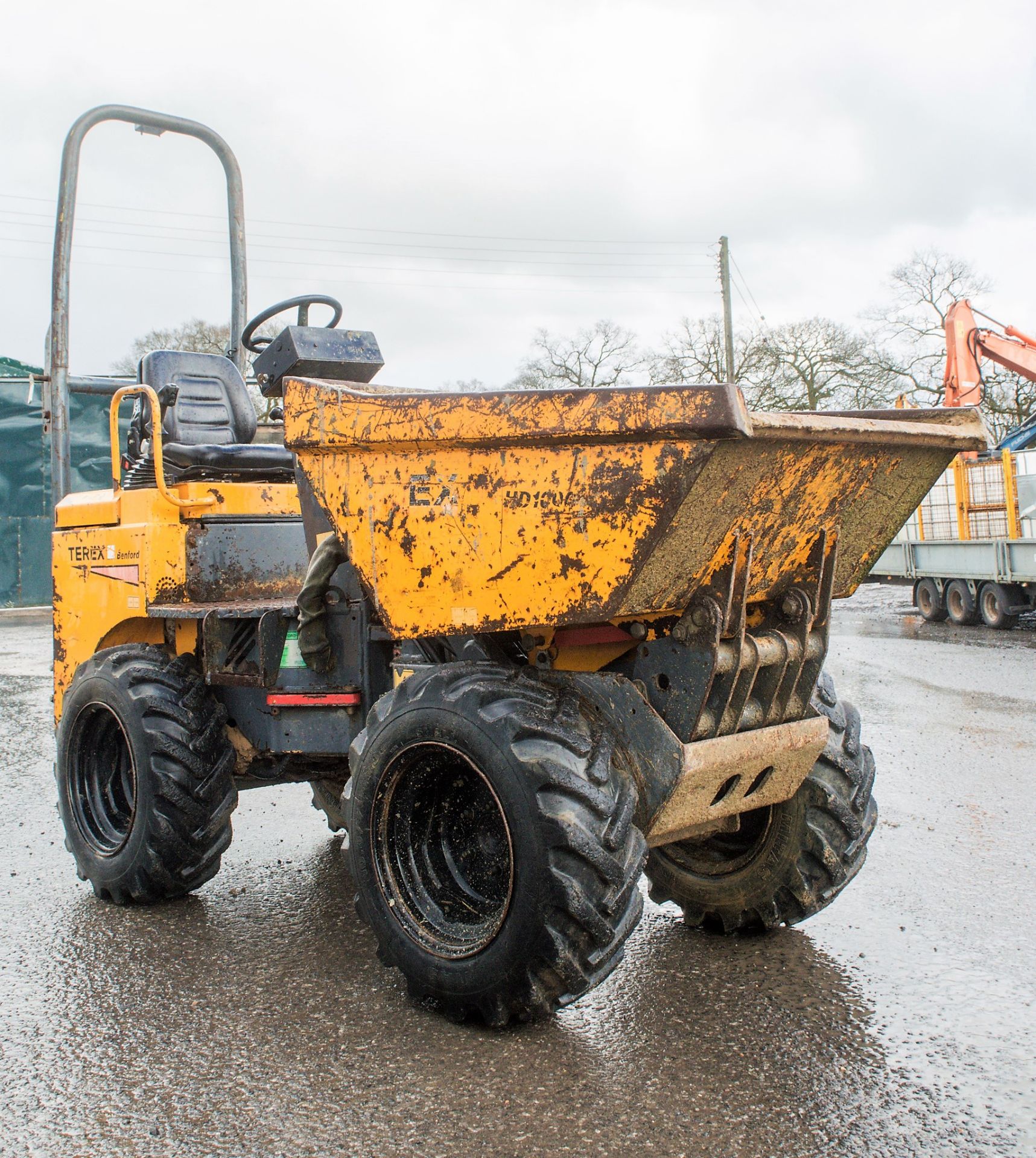 Benford Terex HD1000 1 tonne hi tip dumper Year: 2005 S/N: E505HM295 Recorded Hours: 2775 - Image 2 of 22