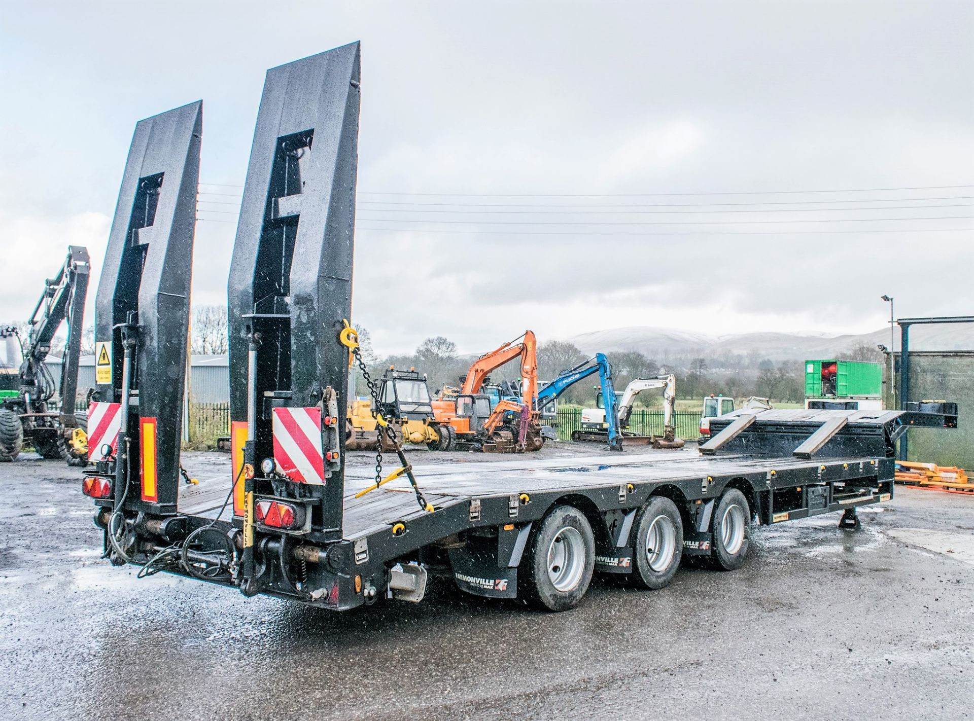 Faymonville STN-3U 13.6 metre step frame tri-axle low loader trailer  Year: 2010 S/N: 309100009291 - Image 3 of 26