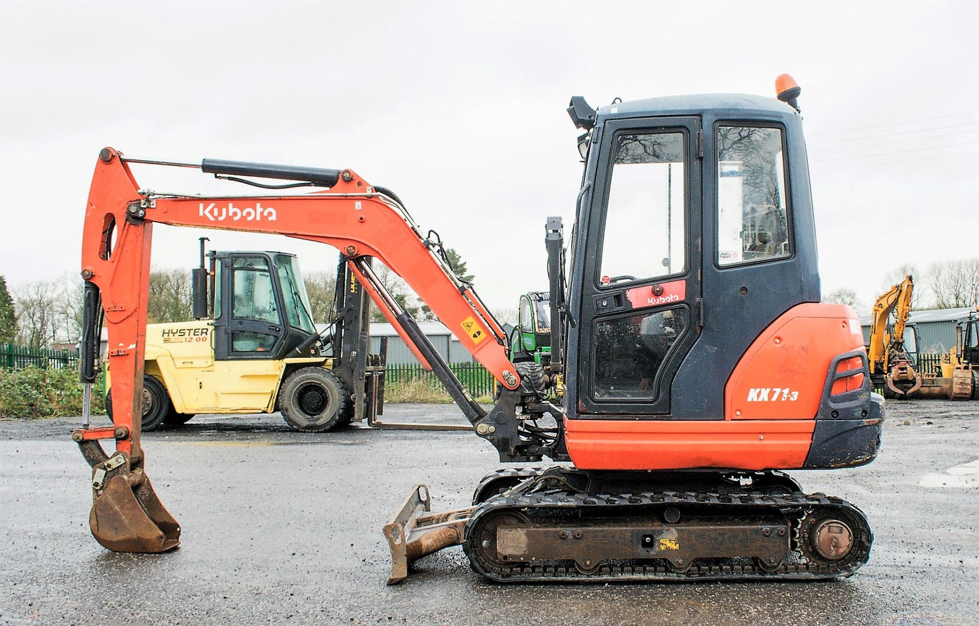 Kubota KX71-3 2.8 tonne rubber tracked mini excavator Year: 2013 S/N: 78542 Recorded Hours: 3068 - Image 7 of 22