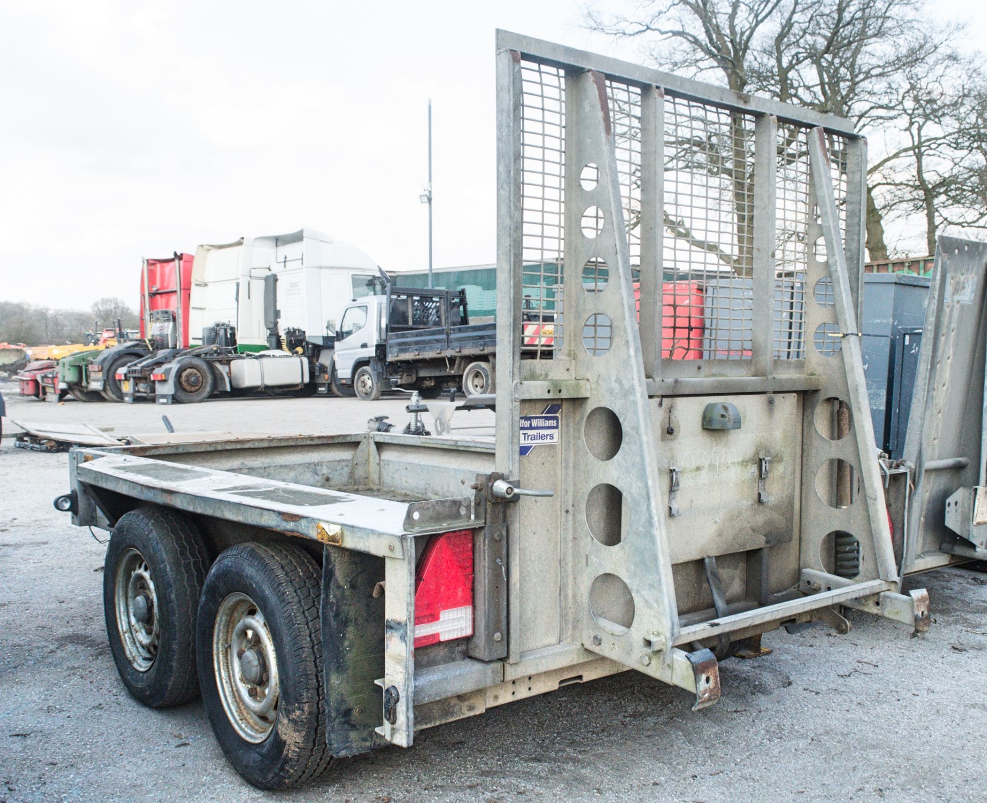 Ifor Williams GX84 8 ft x 4 ft tandem axle plant trailer 221301215 - Image 2 of 2