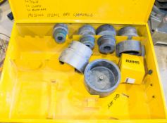 Rems plastic pipe welding plates c/w carry case