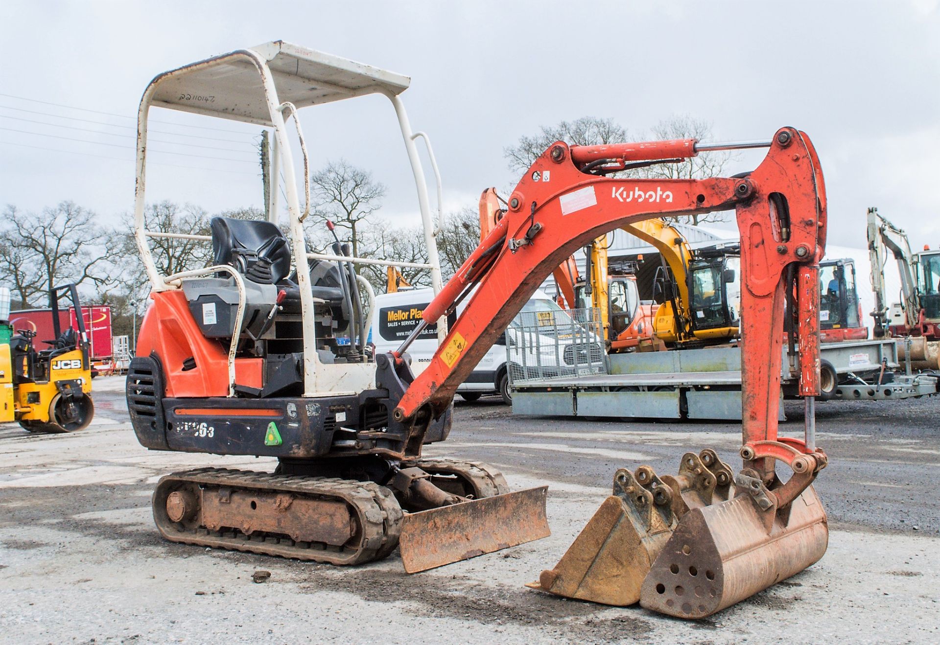 Kubota KX36-3 1.5 tonne rubber tracked mini excavator Year: 2004 S/N: 2Z055715 Recorded Hours: - Image 2 of 21