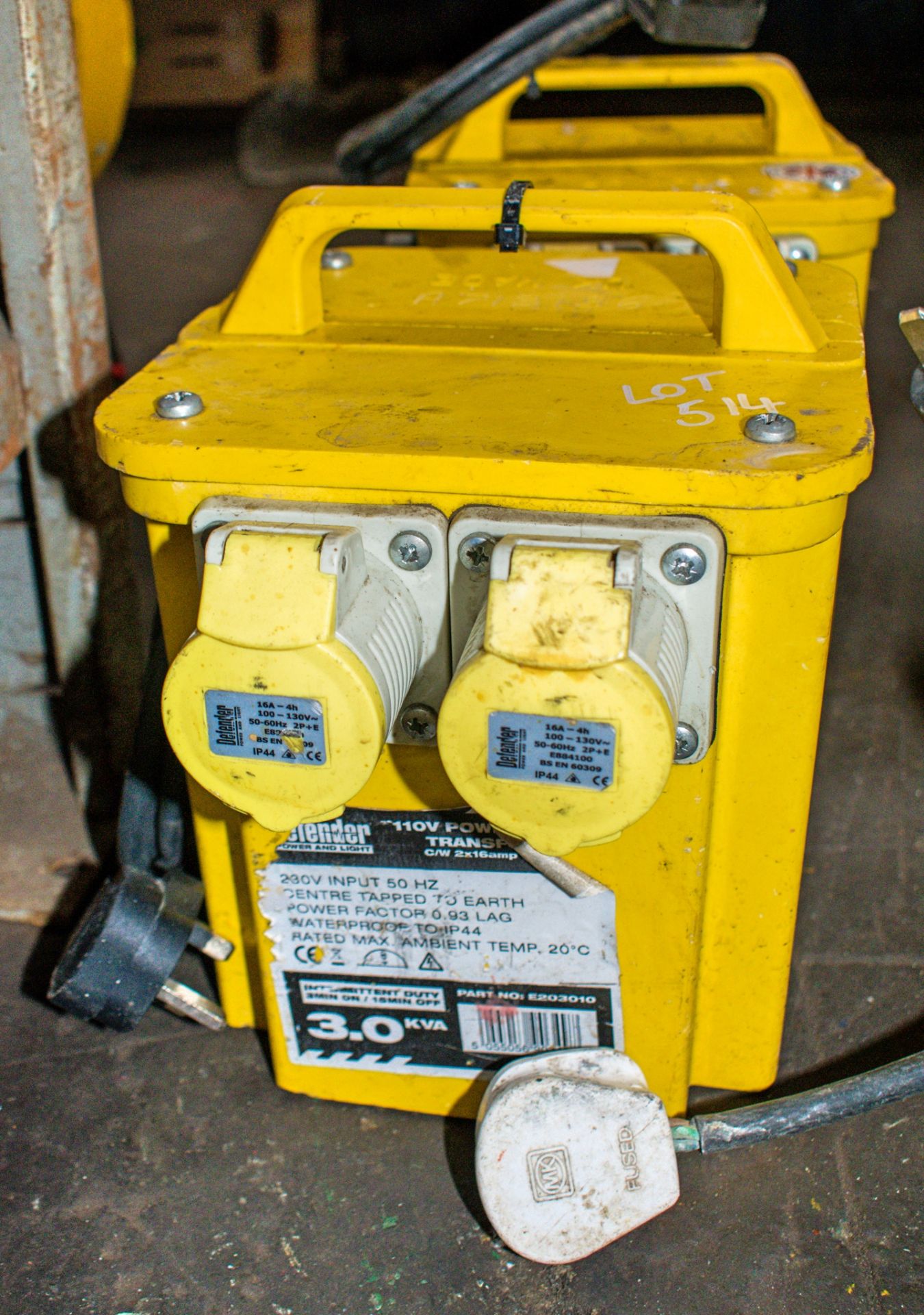 3 KVA 110v transformer A713186