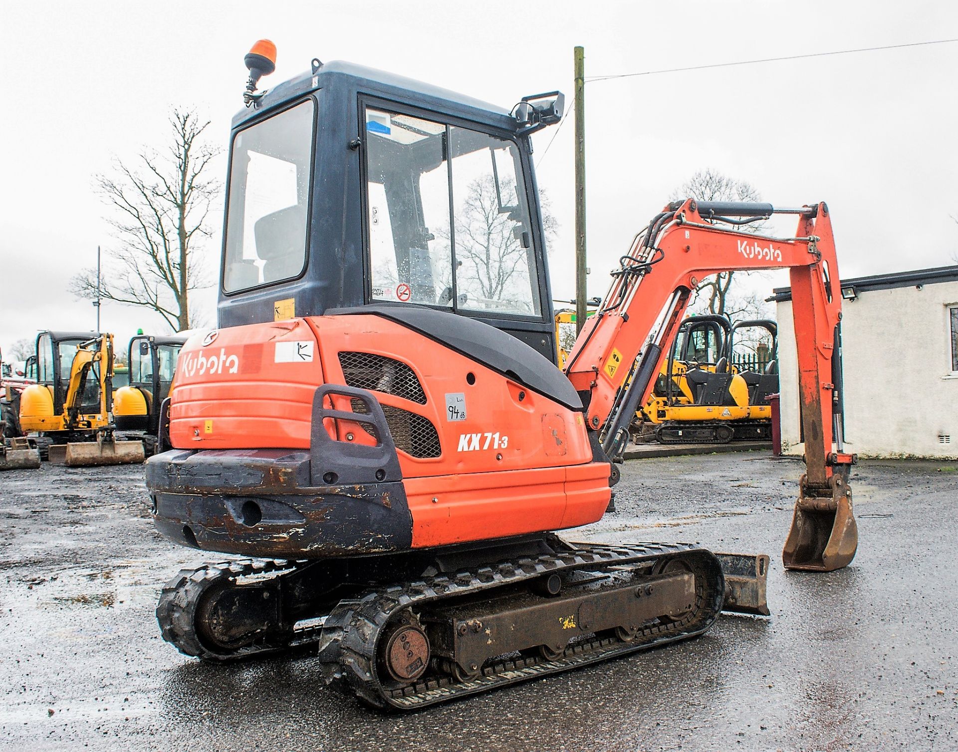 Kubota KX71-3 2.8 tonne rubber tracked mini excavator Year: 2013 S/N: 78542 Recorded Hours: 3068 - Image 4 of 22