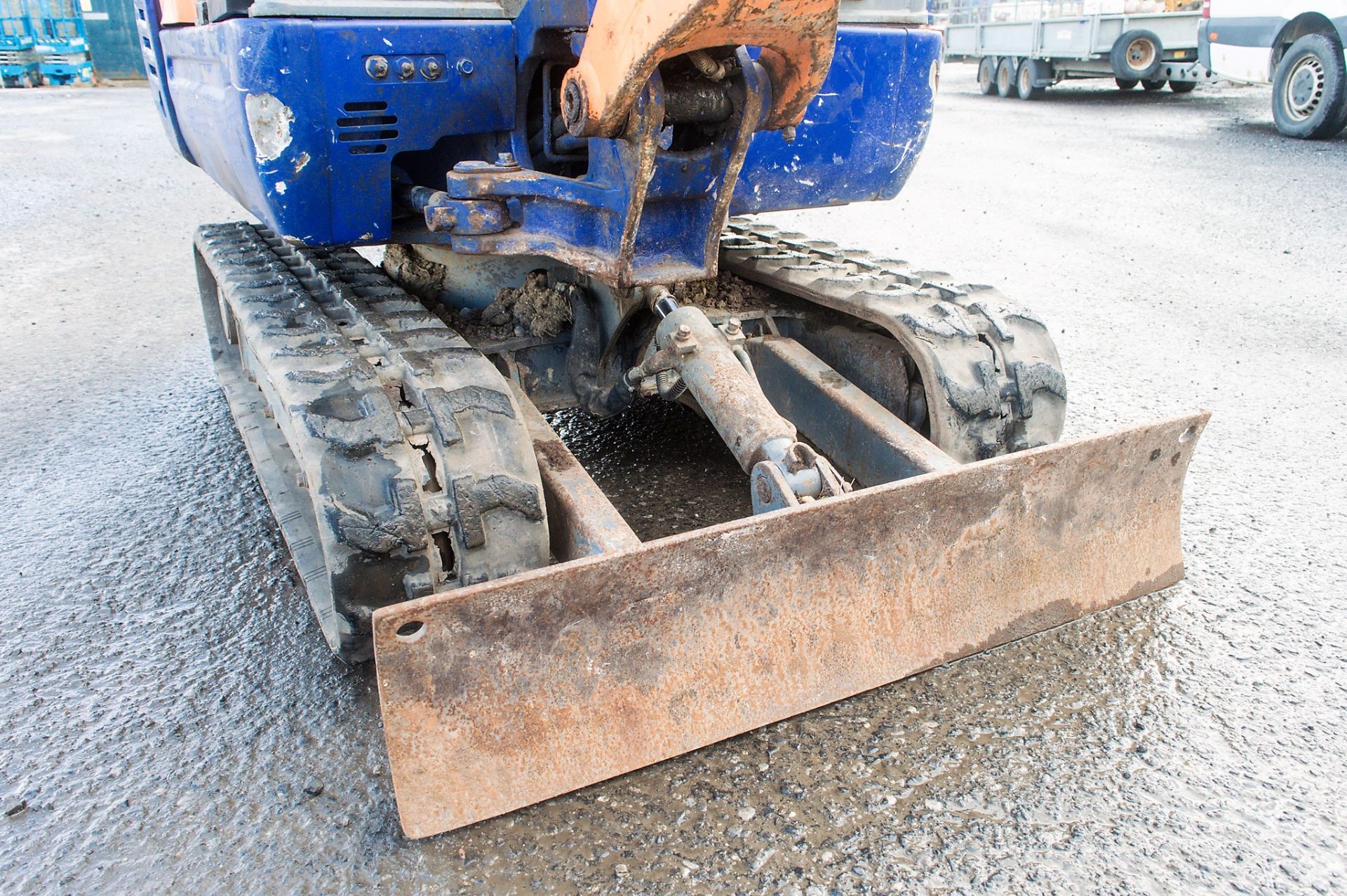 Kubota KX36-3 1.5 tonne rubber tracked mini excavator Year: S/N: Recorded Hours: 3731 blade, piped & - Image 14 of 20