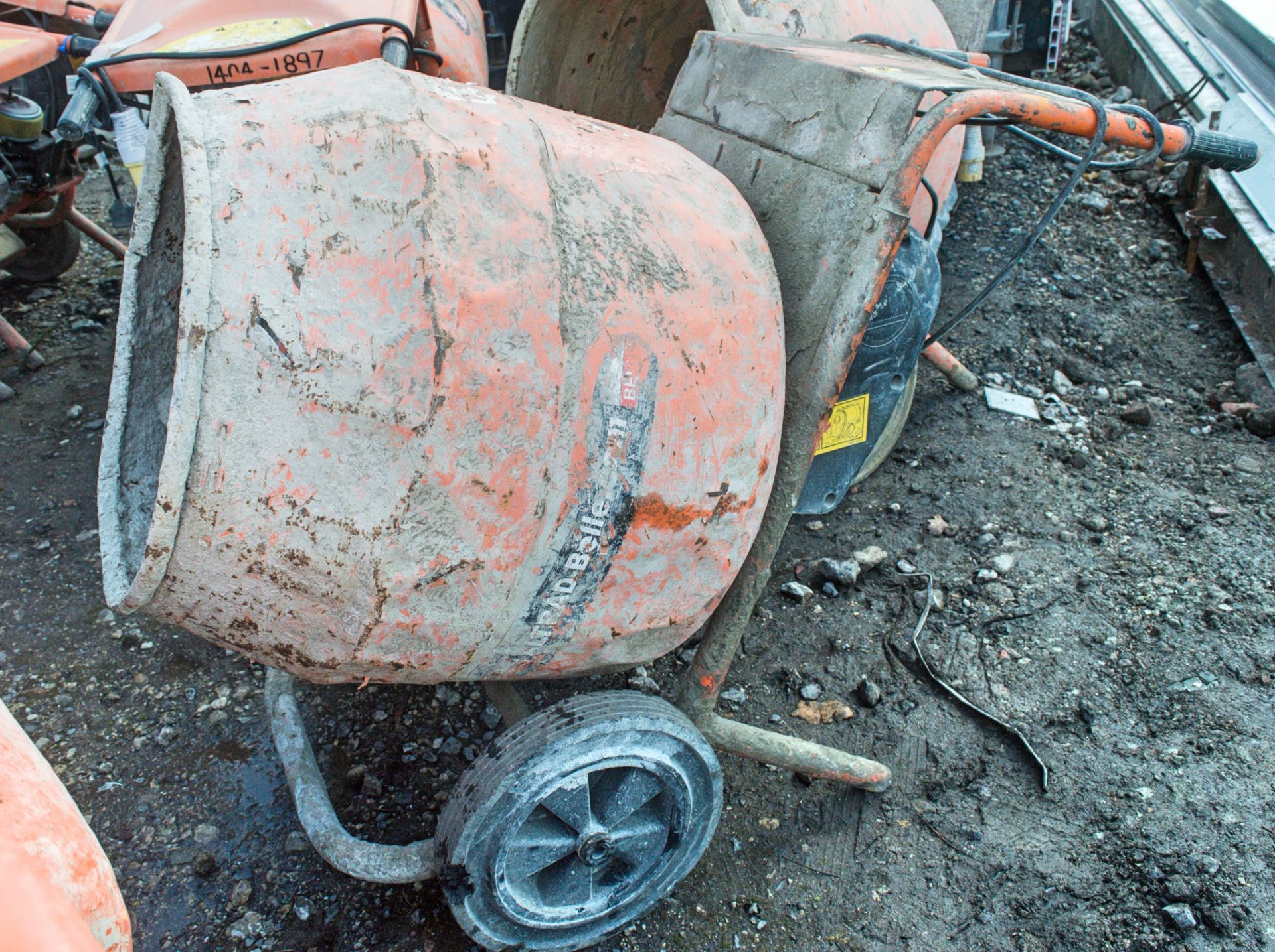 Belle 150 Minimix 110v cement mixer ** Plug cut off **