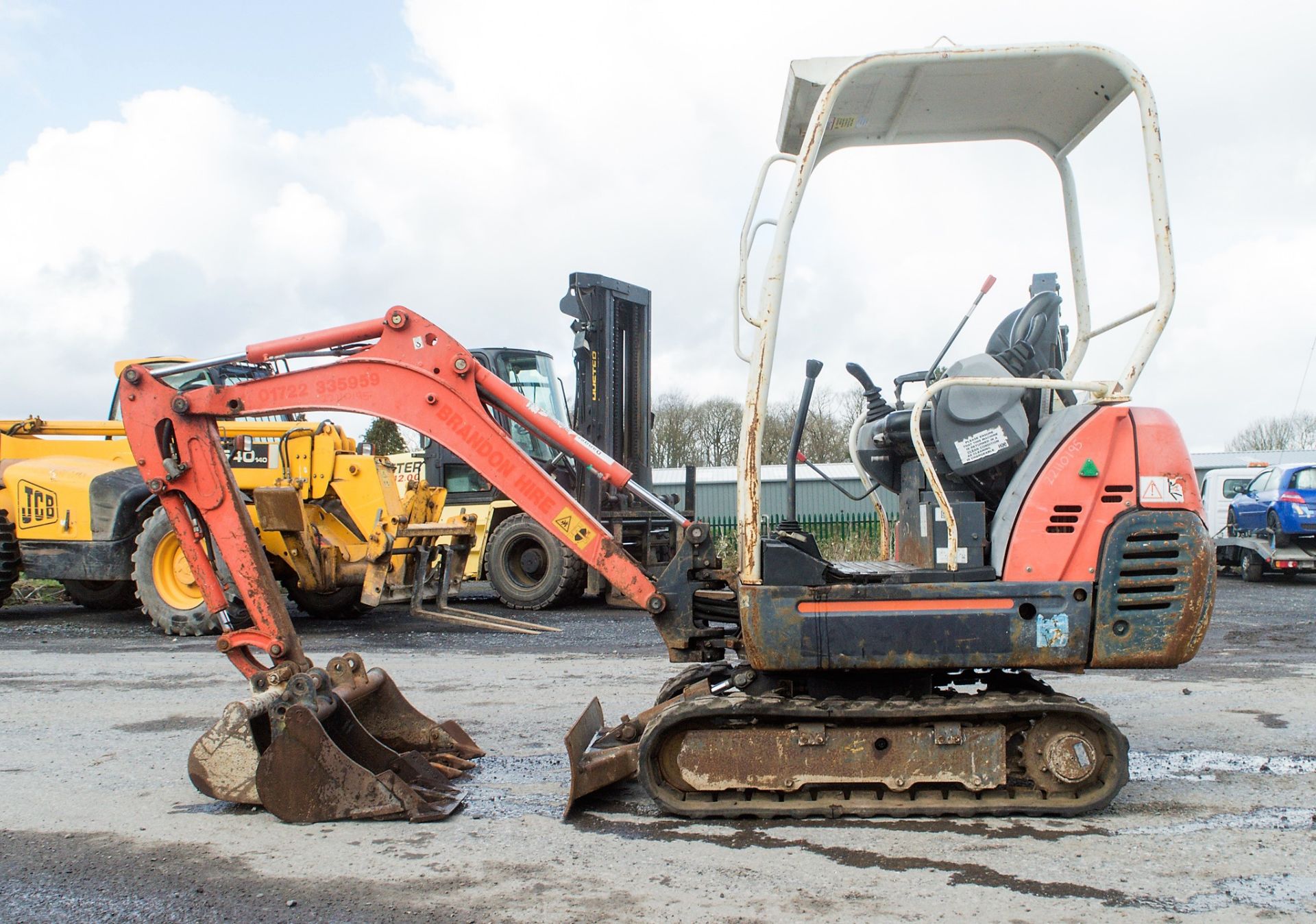 Kubota KX36-3 1.5 tonne rubber tracked mini excavator Year: 2007 S/N: Z0765727 Recorded Hours: - Image 7 of 21