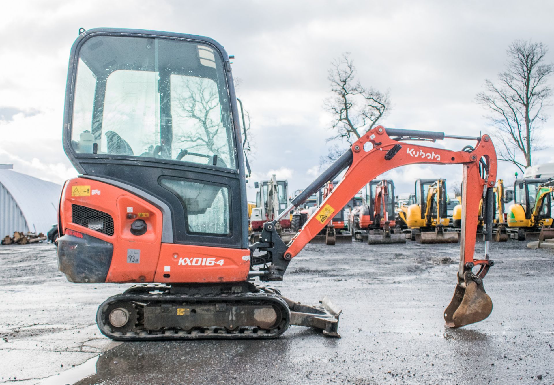 Kubota KX016.4 1.6 tonne rubber tracked mini excavator Year: 2014 S/N: 58172 Recorded hours: 1569 - Image 8 of 19