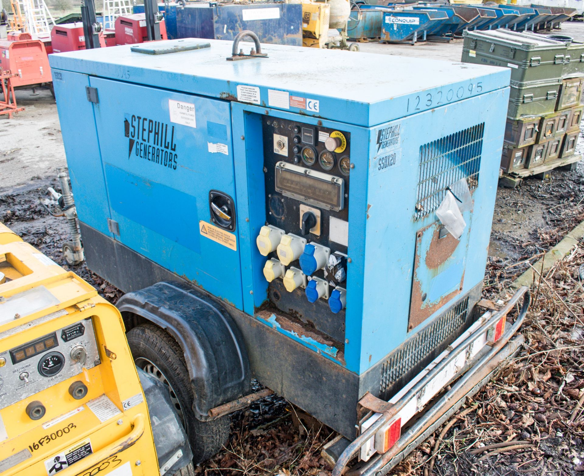Stephill SSDX20 20 kva diesel driven generator Recorded Hours: 13,188 - Image 2 of 4