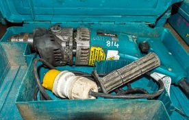 Makita 110v hammer drill c/w carry case ** For spares **