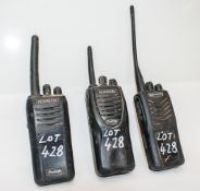 3- Kenwood 2 way radio's A654984, A650241, A650245