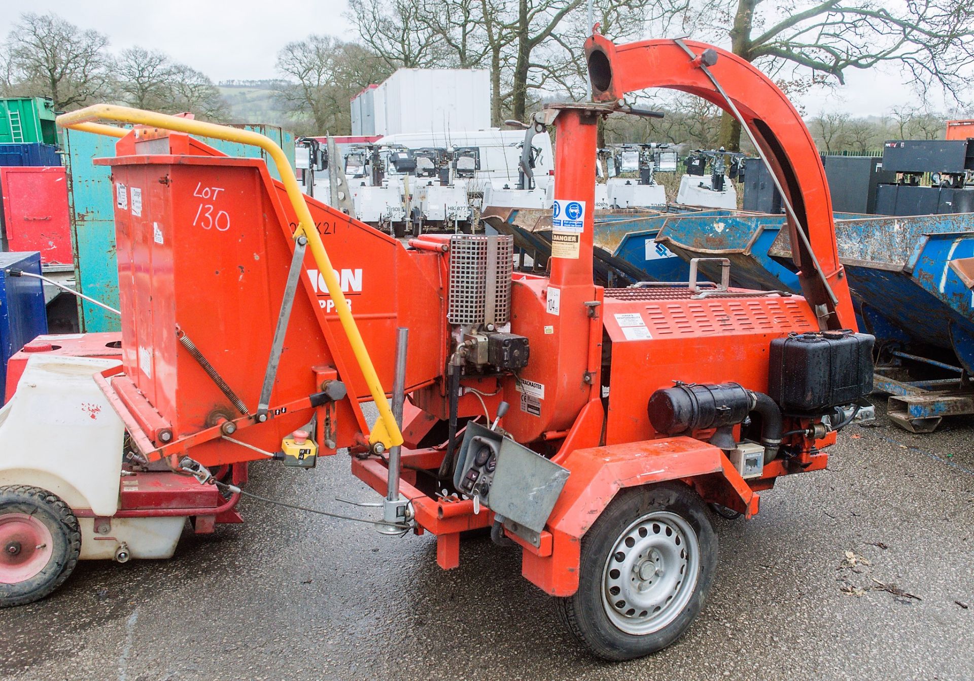 Camon C275 diesel driven wood chipper WOOSEK21 - Image 2 of 5