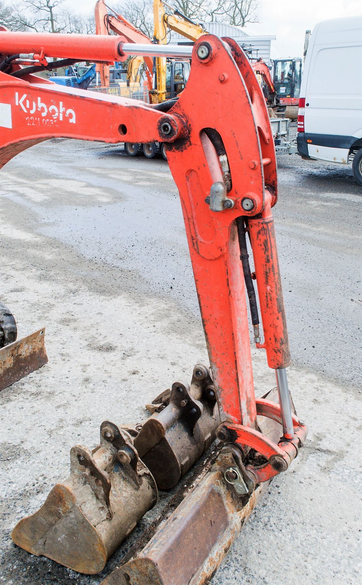 Kubota KX36-3 1.5 tonne rubber tracked mini excavator Year:  S/N: 7077625 Recorded Hours: 3396 - Bild 13 aus 21