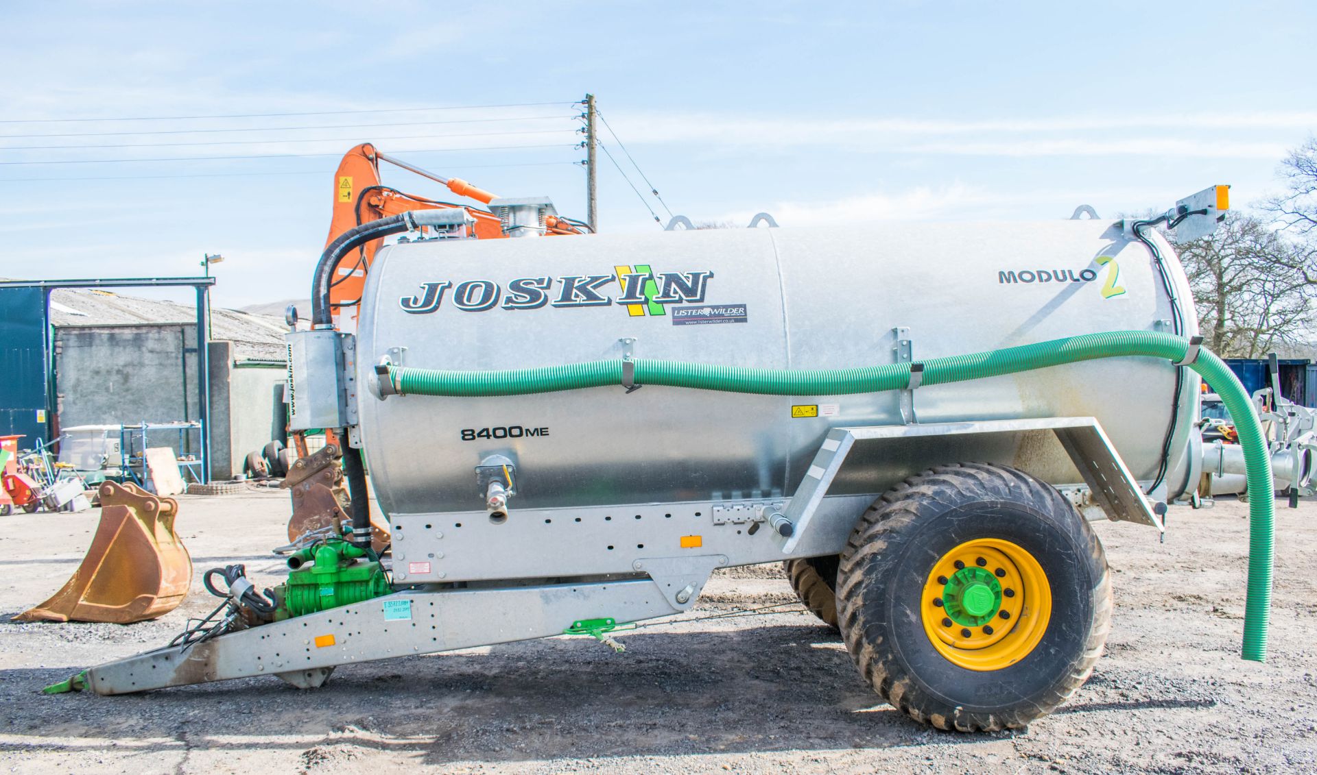 Joskin 8400ME 8500 litre galvanised slurry tanker  Year: 2019  S/N: 35722 c/w hydraulic driven PTO - Image 7 of 14