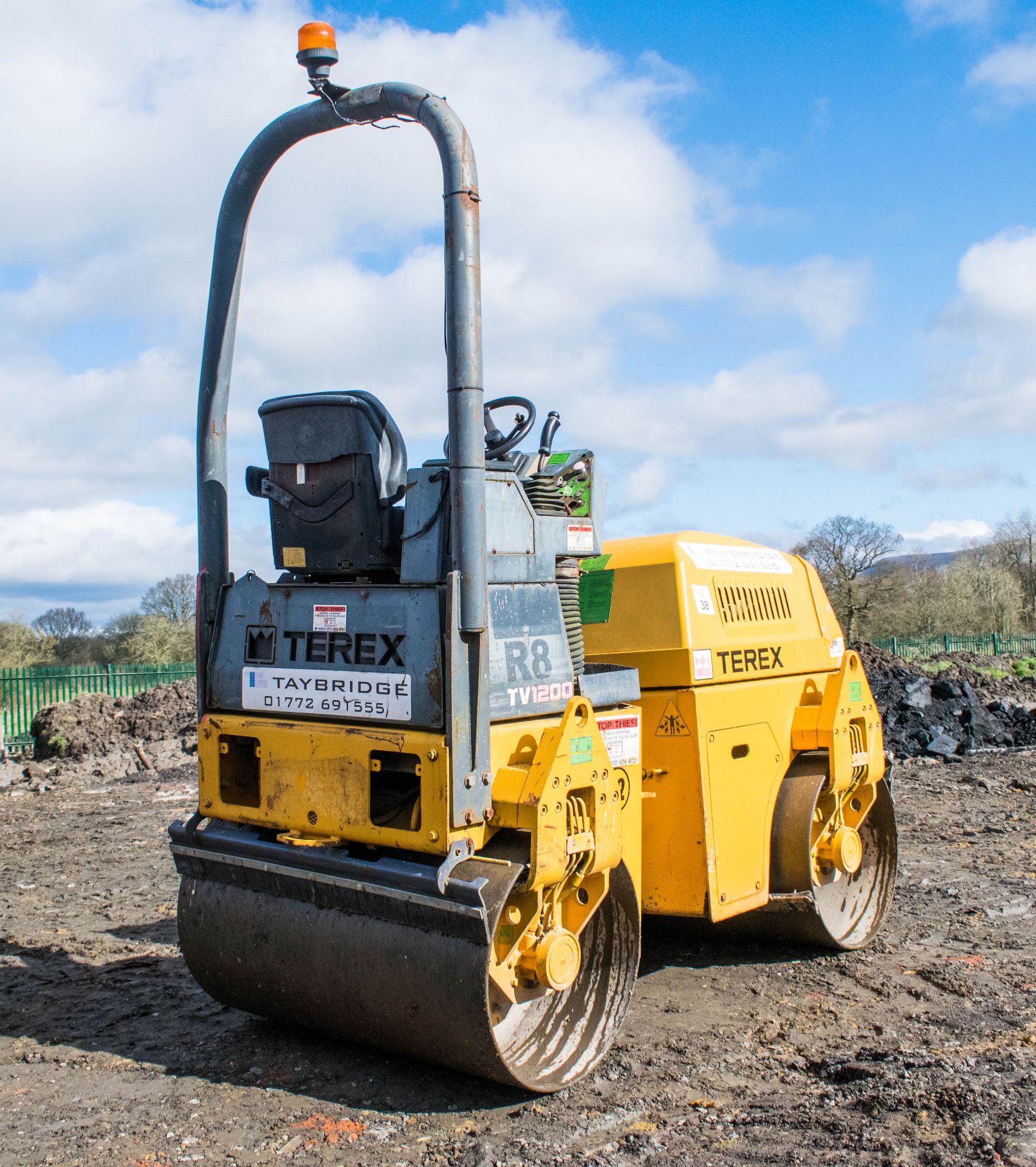 Benford Terex TV1200 double drum roller Year: 2005 S/N: E509CC260 Recorded Hours: 1759 82 - Image 3 of 14