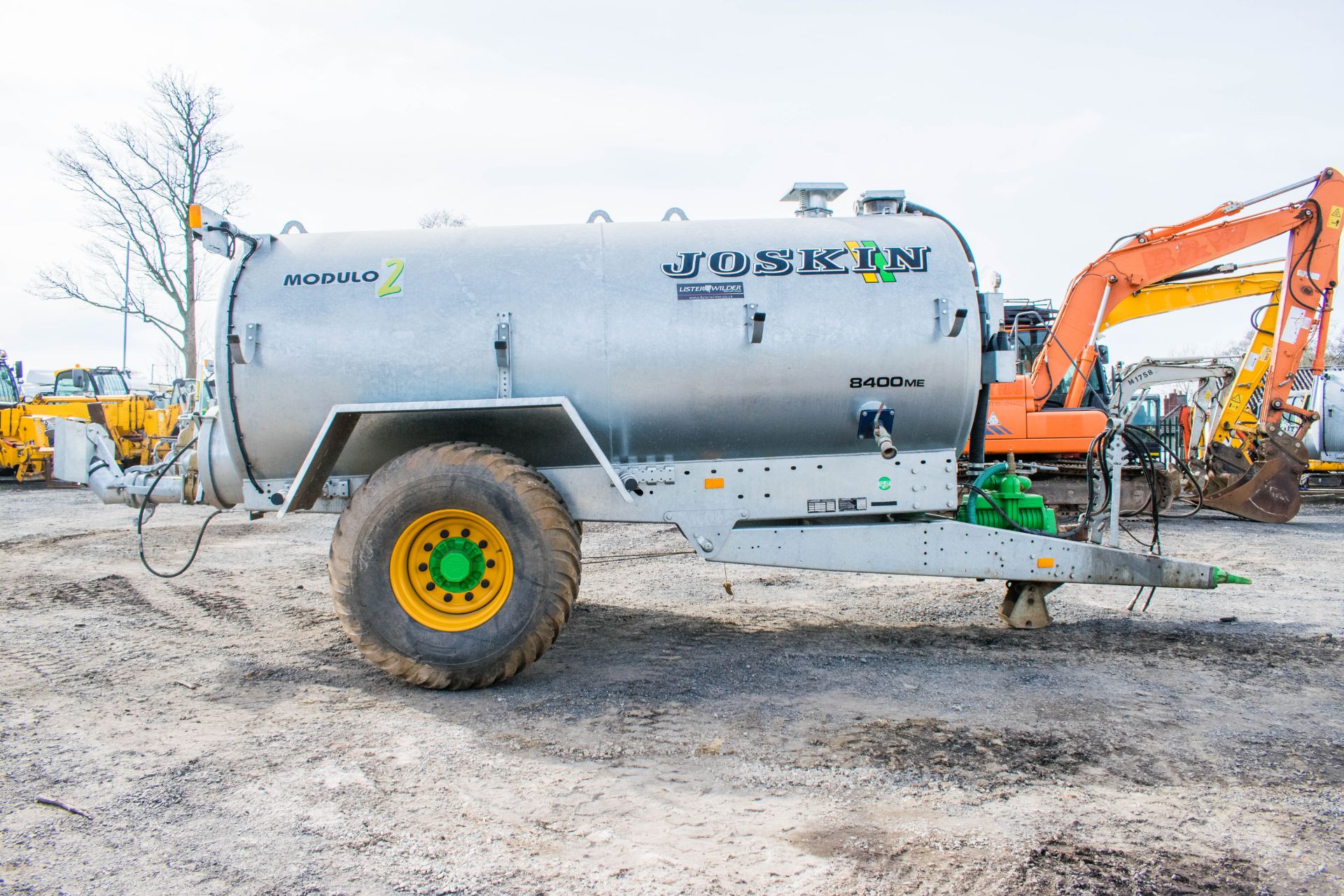 Joskin 8400ME 8500 litre galvanised slurry tanker  Year: 2019  S/N: 35719 c/w hydraulic driven PTO - Image 7 of 15