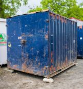 10 ft x 8 ft steel storage container