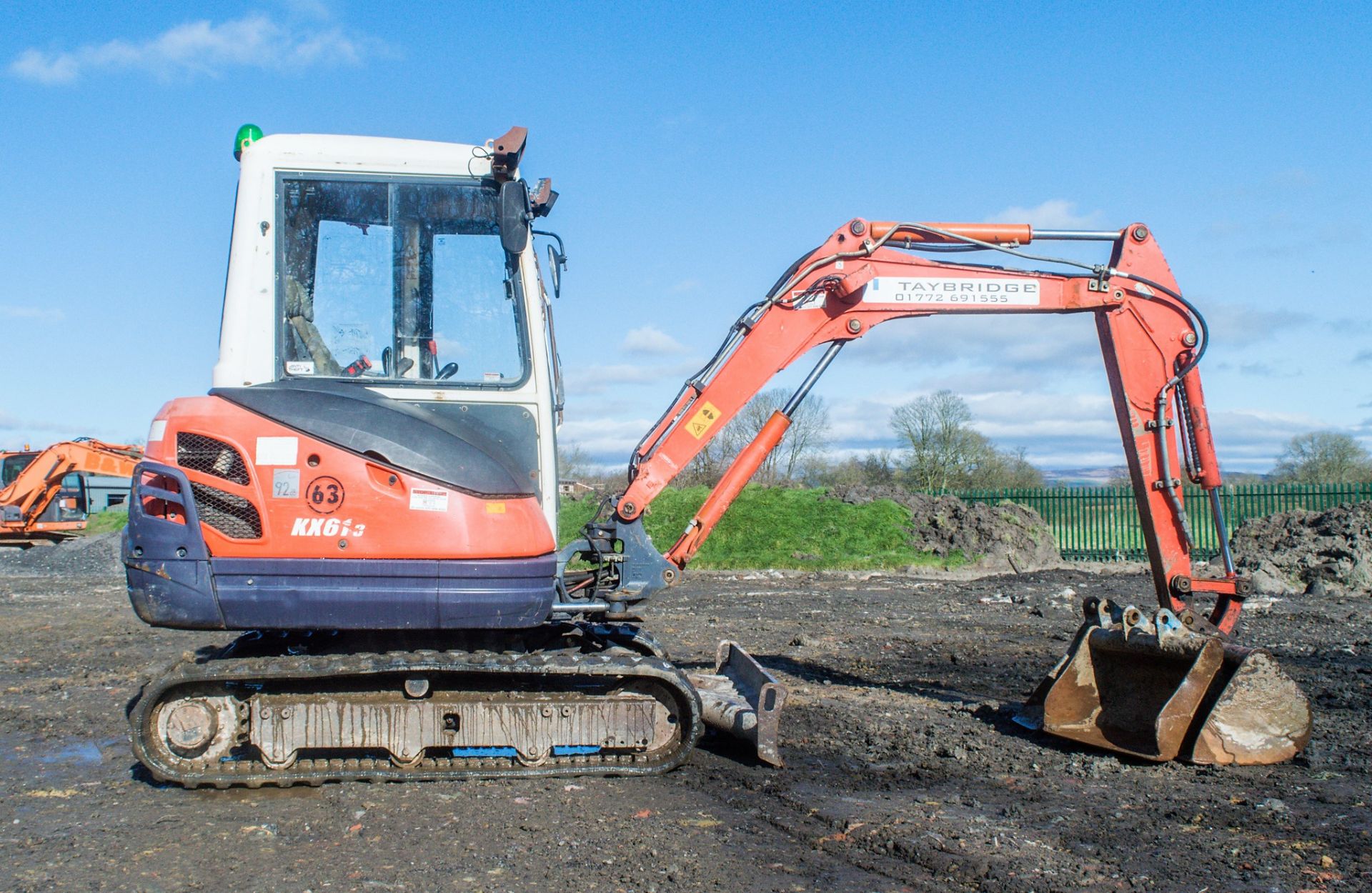 Kubota KX61-3 2.6 tonne rubber tracked mini excavator Year: 2006 S/N: 75518 Recorded Hours: 6513 - Image 7 of 23