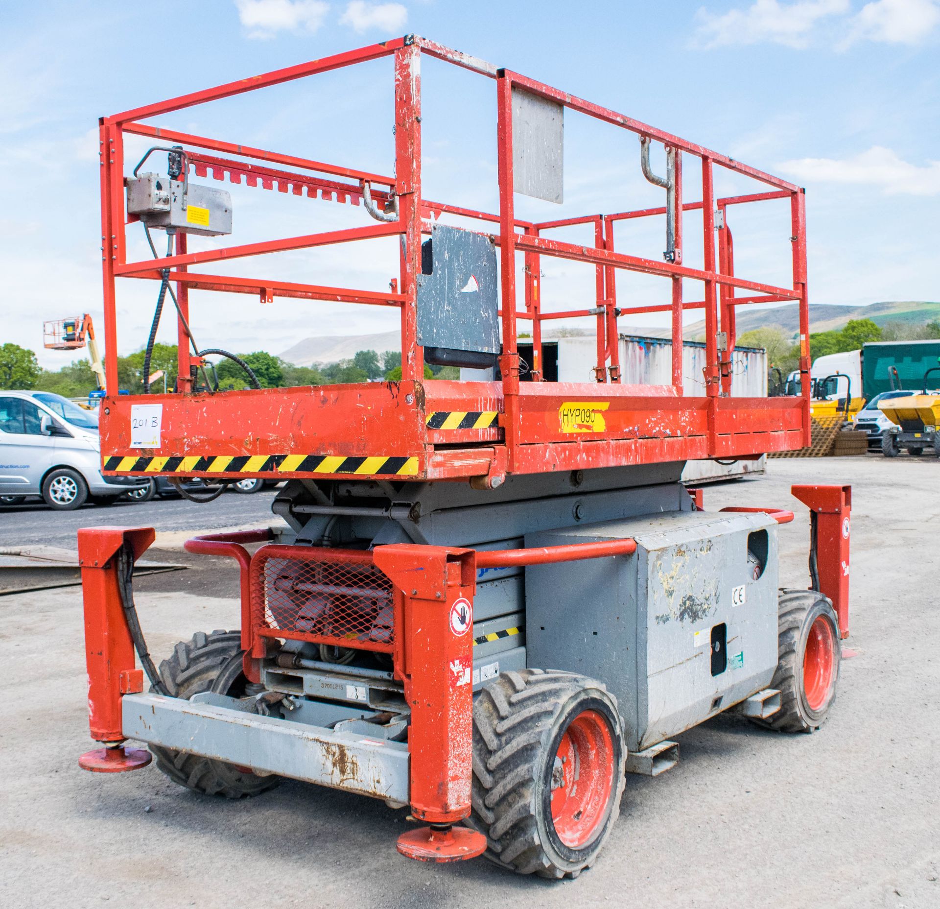 Skyjack 6832 RT 4 wheel drive scissor lift  Year: 2007 S/N: 37001215 Recorded hours: 2089 HYP090