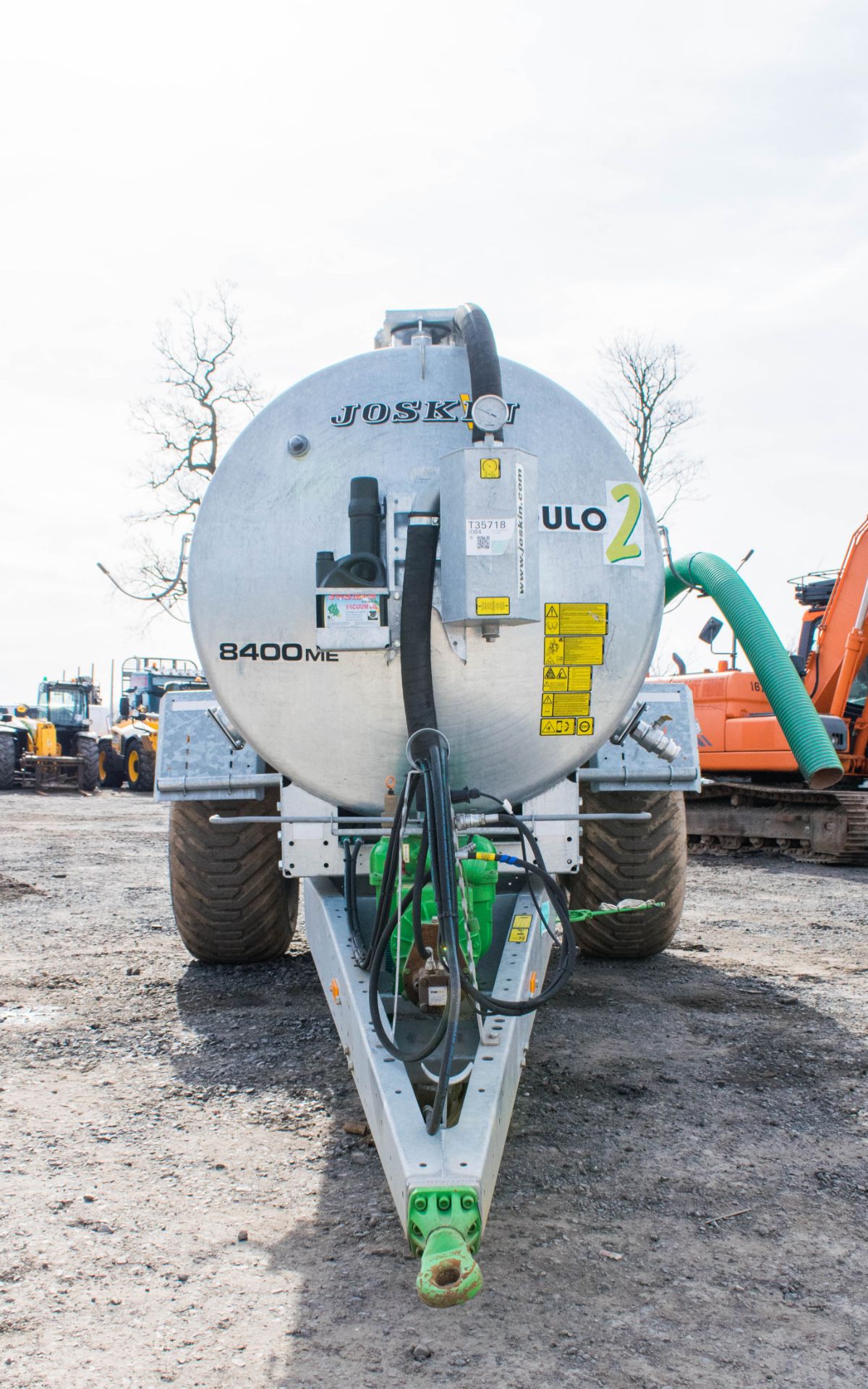 Joskin 8400ME 8500 litre galvanised slurry tanker  Year: 2019  S/N: 35718 c/w hydraulic driven PTO - Image 5 of 16