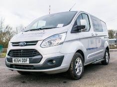 Ford Transit Custom Limited 290 125 PS crew cab panel van Registration Number: AE64 ODF Date of
