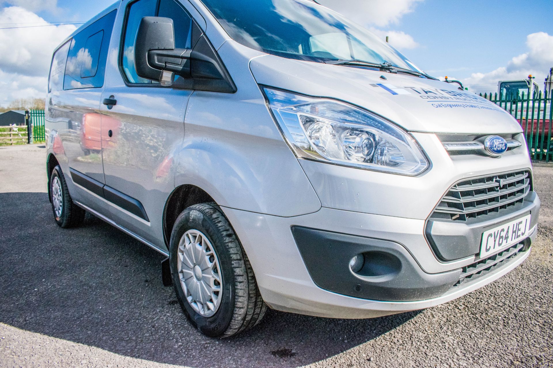 Ford Transit Custom Trend 270 L1 H1 125 PS crew crab panel van Registration Number: CY64 HEJ Date of - Image 9 of 21