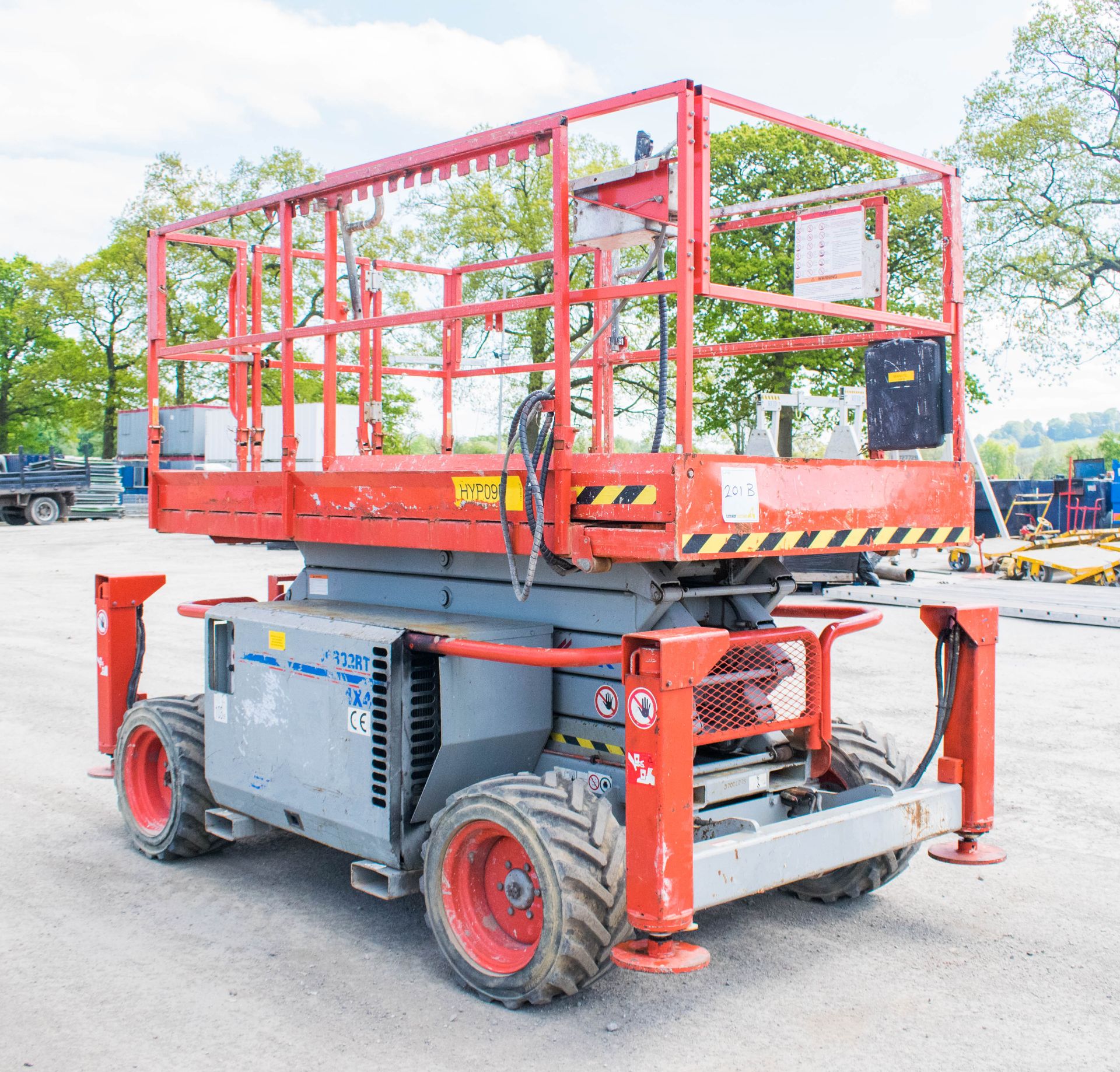 Skyjack 6832 RT 4 wheel drive scissor lift  Year: 2007 S/N: 37001215 Recorded hours: 2089 HYP090 - Image 2 of 14