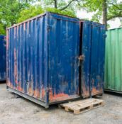 10 ft x 8 ft steel storage container