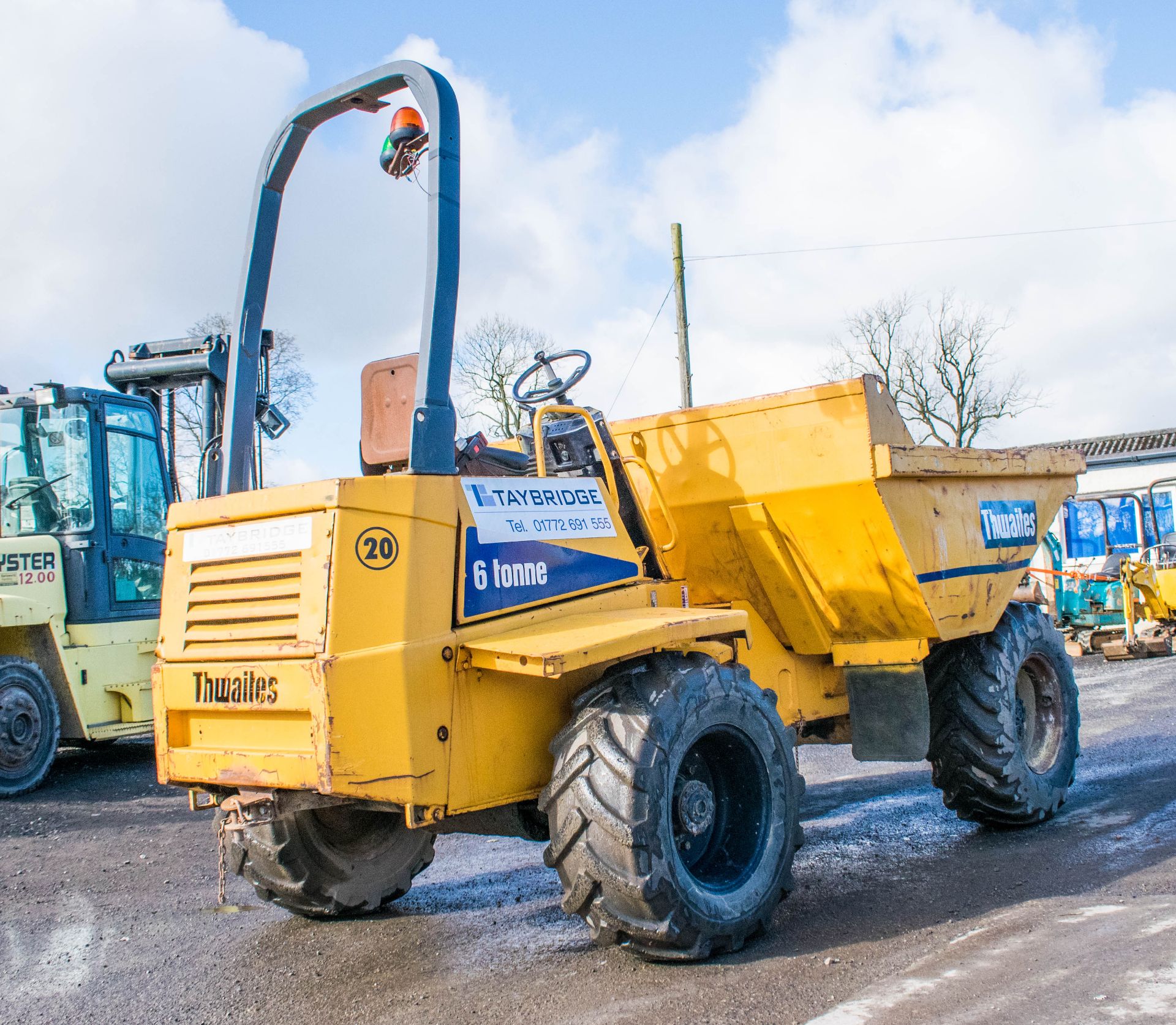 Thwaites 6 tonne straight skip dumper Year: 2003 S/N: 2137 Recorded Hours: 3574 20 - Image 3 of 18