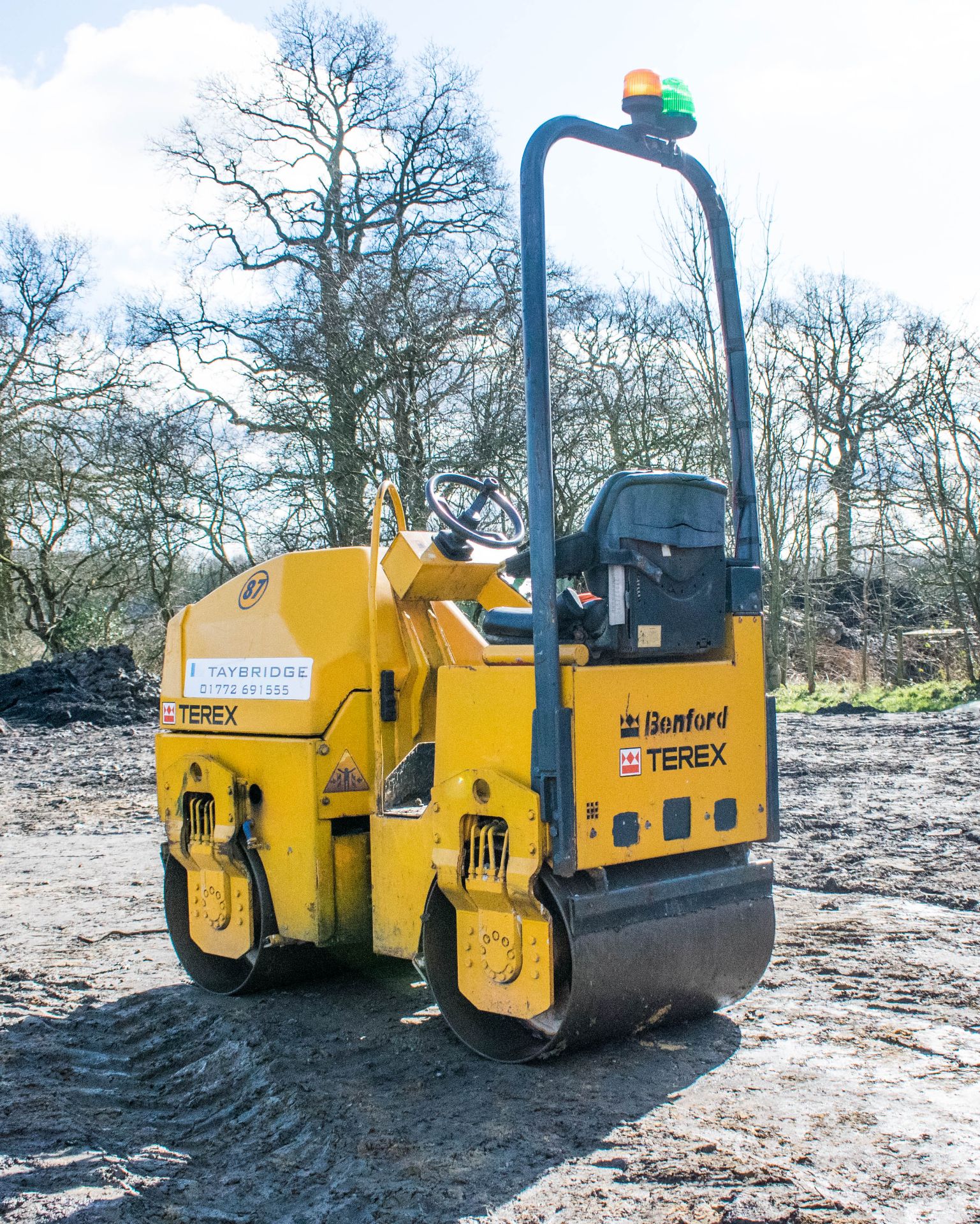 Benford Terex TV800 double drum ride on roller Year: 2005 S/N: E509HU171 Recorded Hours: 840 87 - Image 4 of 14