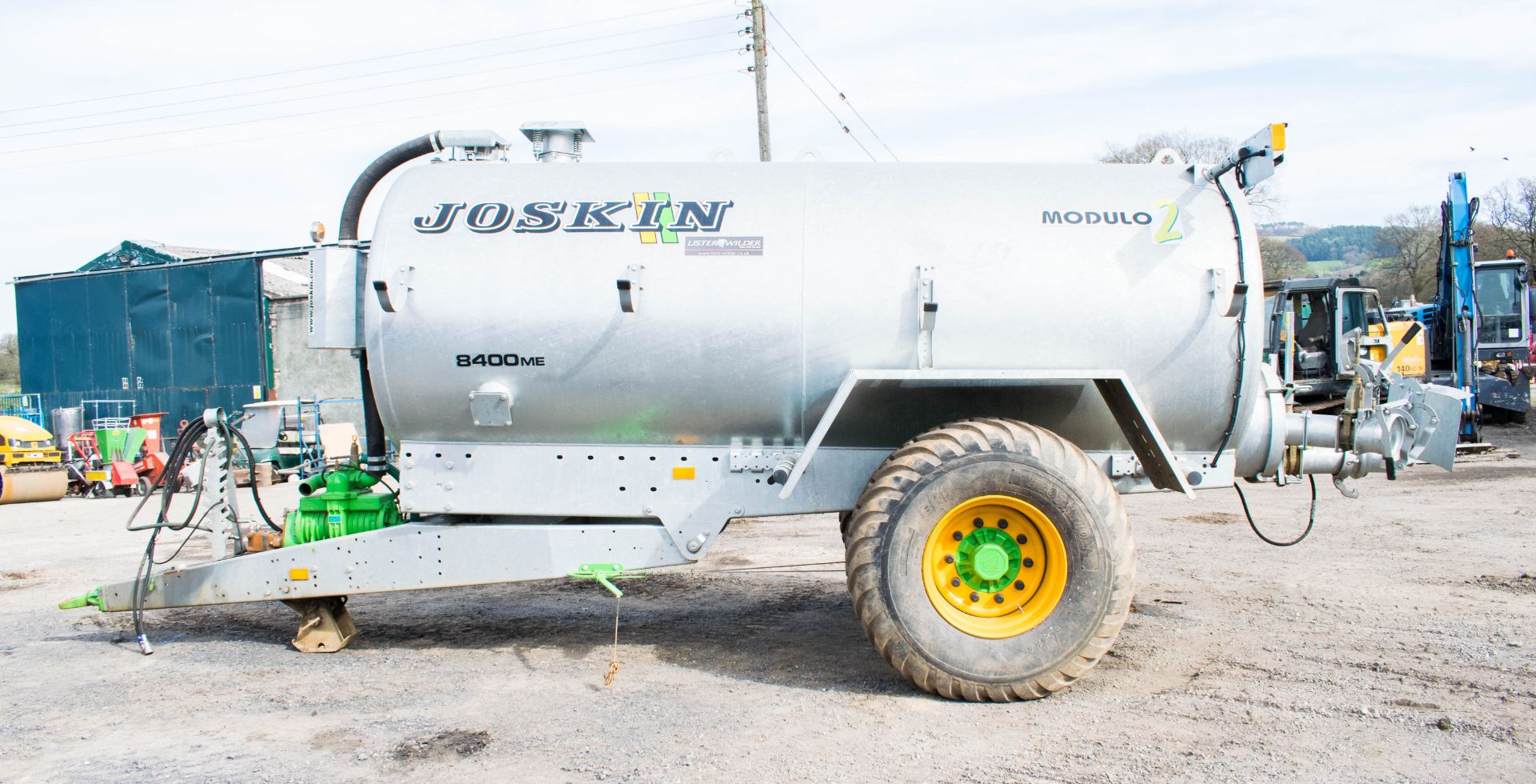 Joskin 8400ME 8500 litre galvanised slurry tanker  Year: 2019  S/N: 35719 c/w hydraulic driven PTO - Image 8 of 15