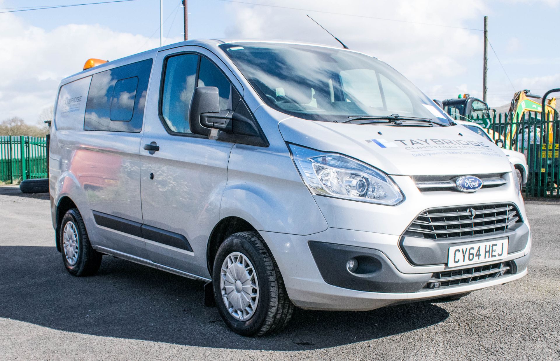 Ford Transit Custom Trend 270 L1 H1 125 PS crew crab panel van Registration Number: CY64 HEJ Date of - Image 2 of 21