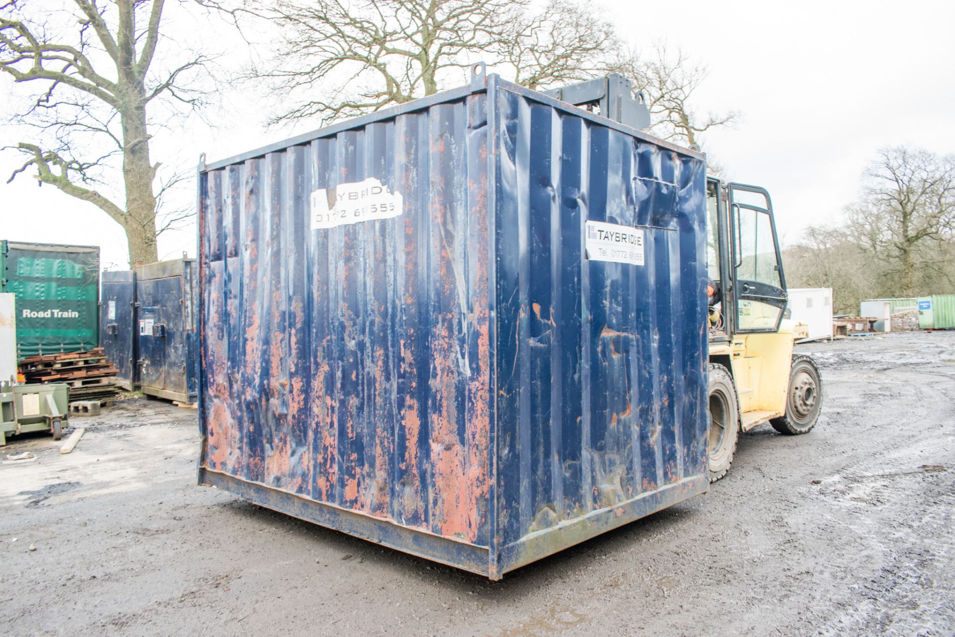 10 ft x 8 ft steel storage container - Image 2 of 3