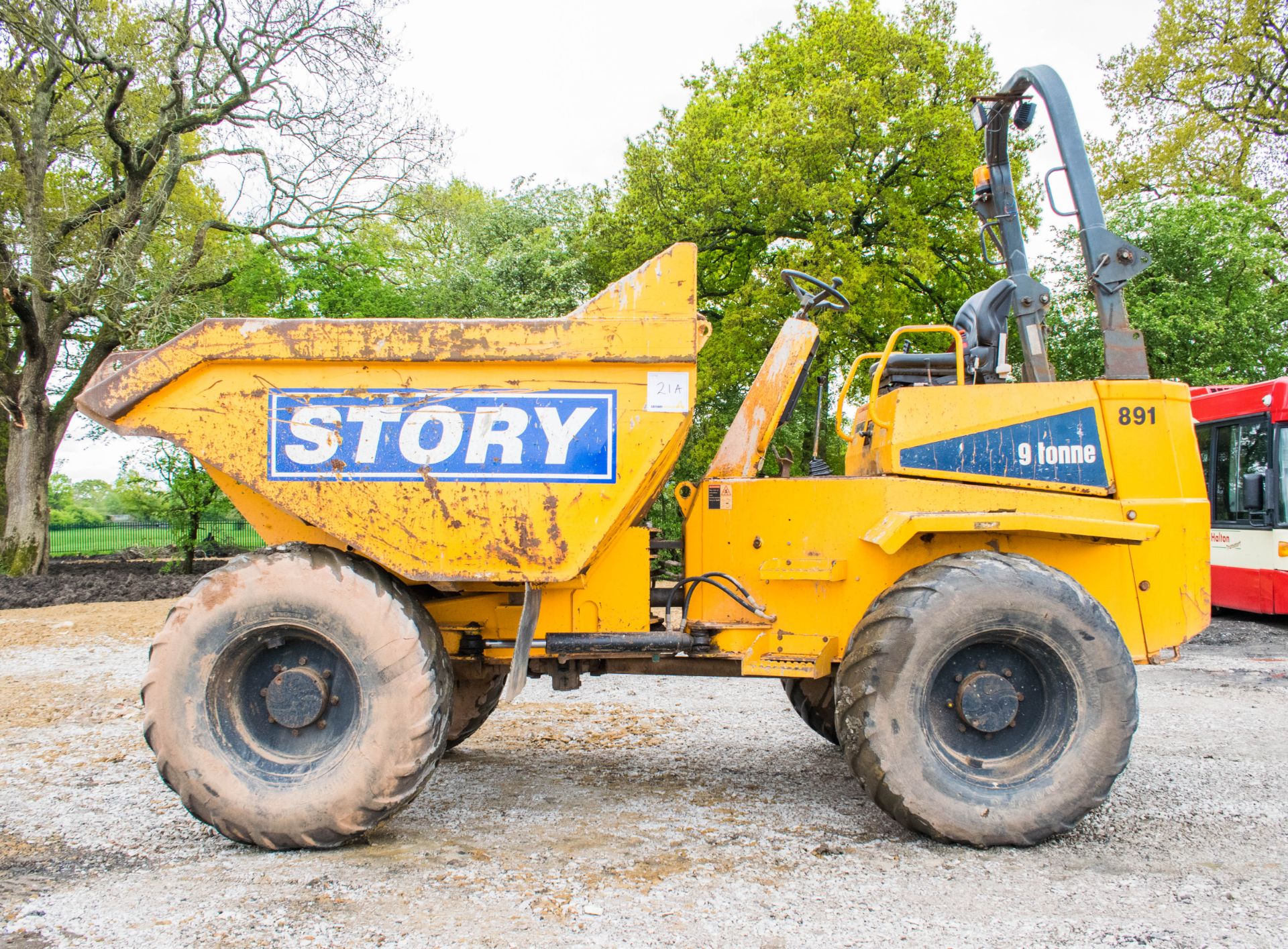 Thwaites 9 tonne straight skip dumper  Year: 2008 S/N: B6994 Recorded Hours: 3405 891 - Image 8 of 18