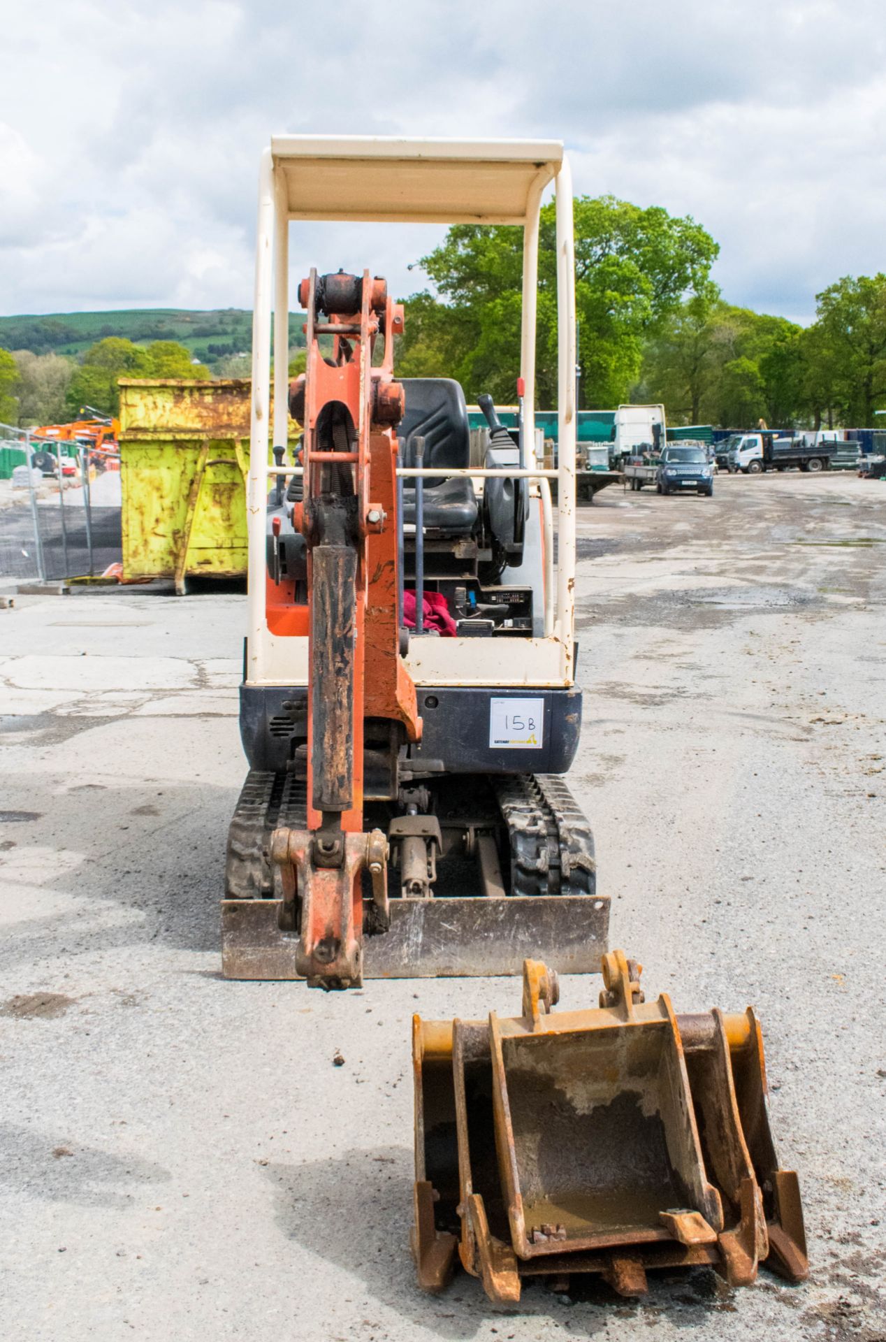 Kubota KX36 1.5 tonne mini excavator  Year: 2005 S/N: 56555 Recorded Hours: 4192 Blade, piped, 2 - Image 5 of 17