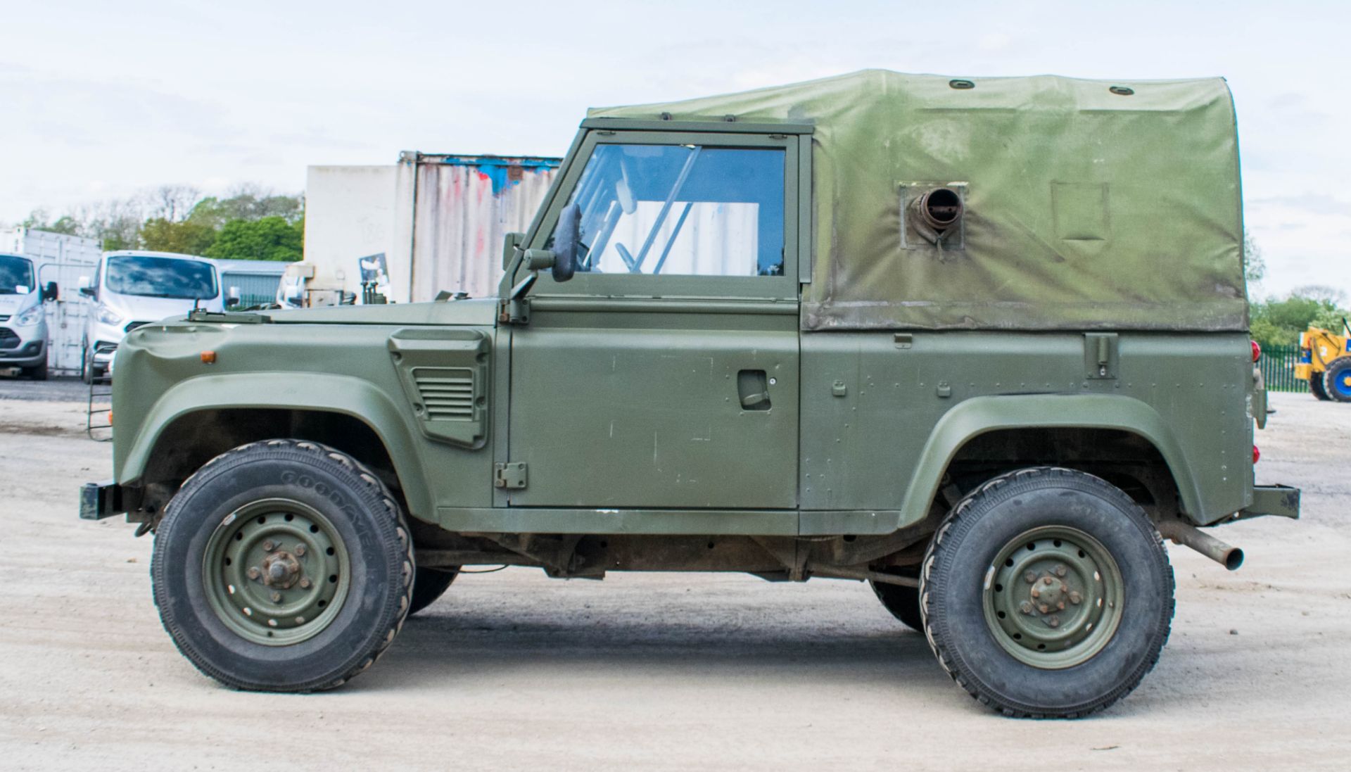 Land Rover Defender 90 Wolf 300 TDI 4wd soft top utility vehicle (EX MOD) Date into Service: 02/03/ - Image 8 of 21