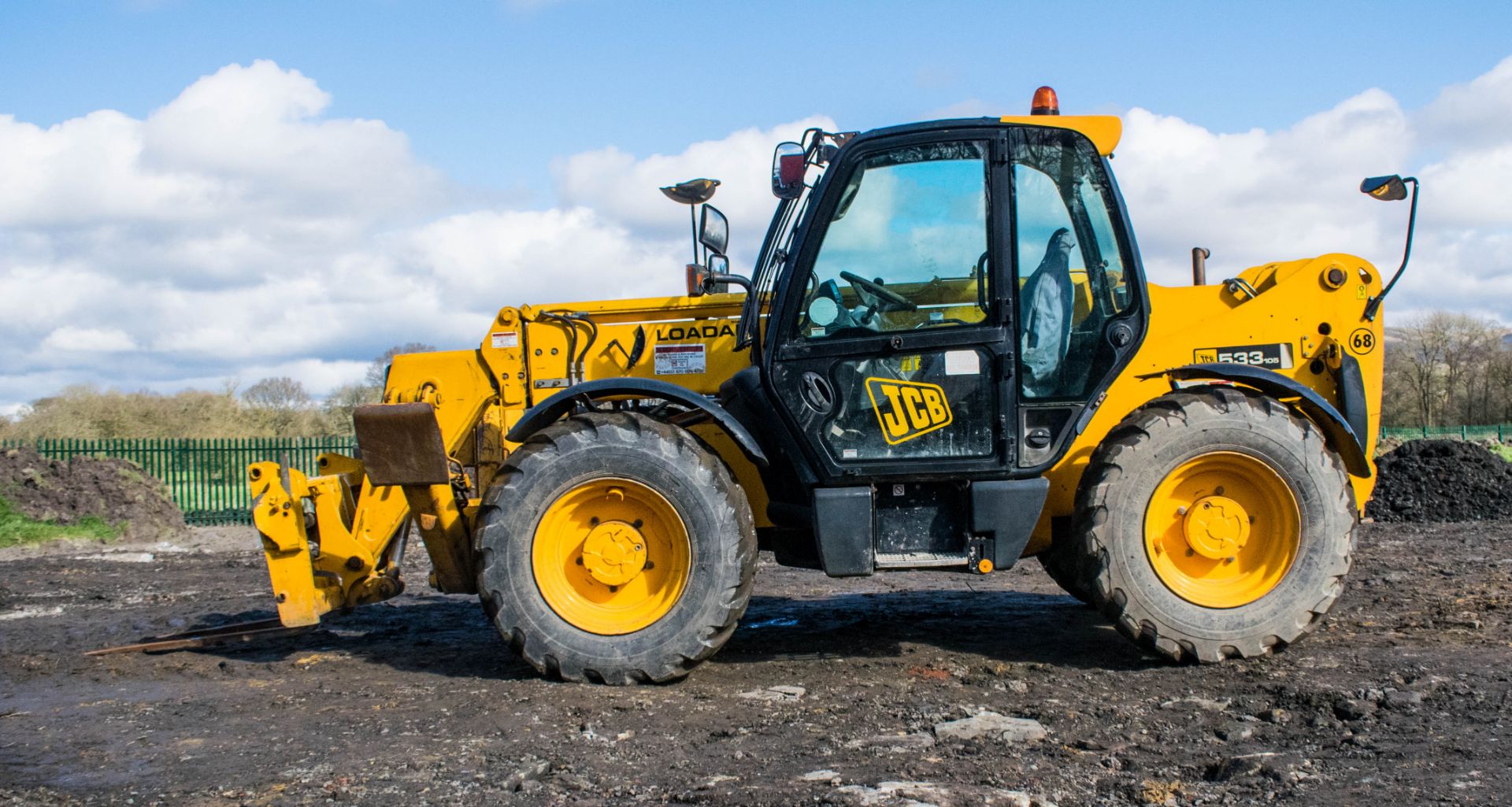 JCB 533-105 10.5 metre telescopic handler Year: 2004 S/N: 1067733 Recorded Hours: Not displayed ( - Image 7 of 20