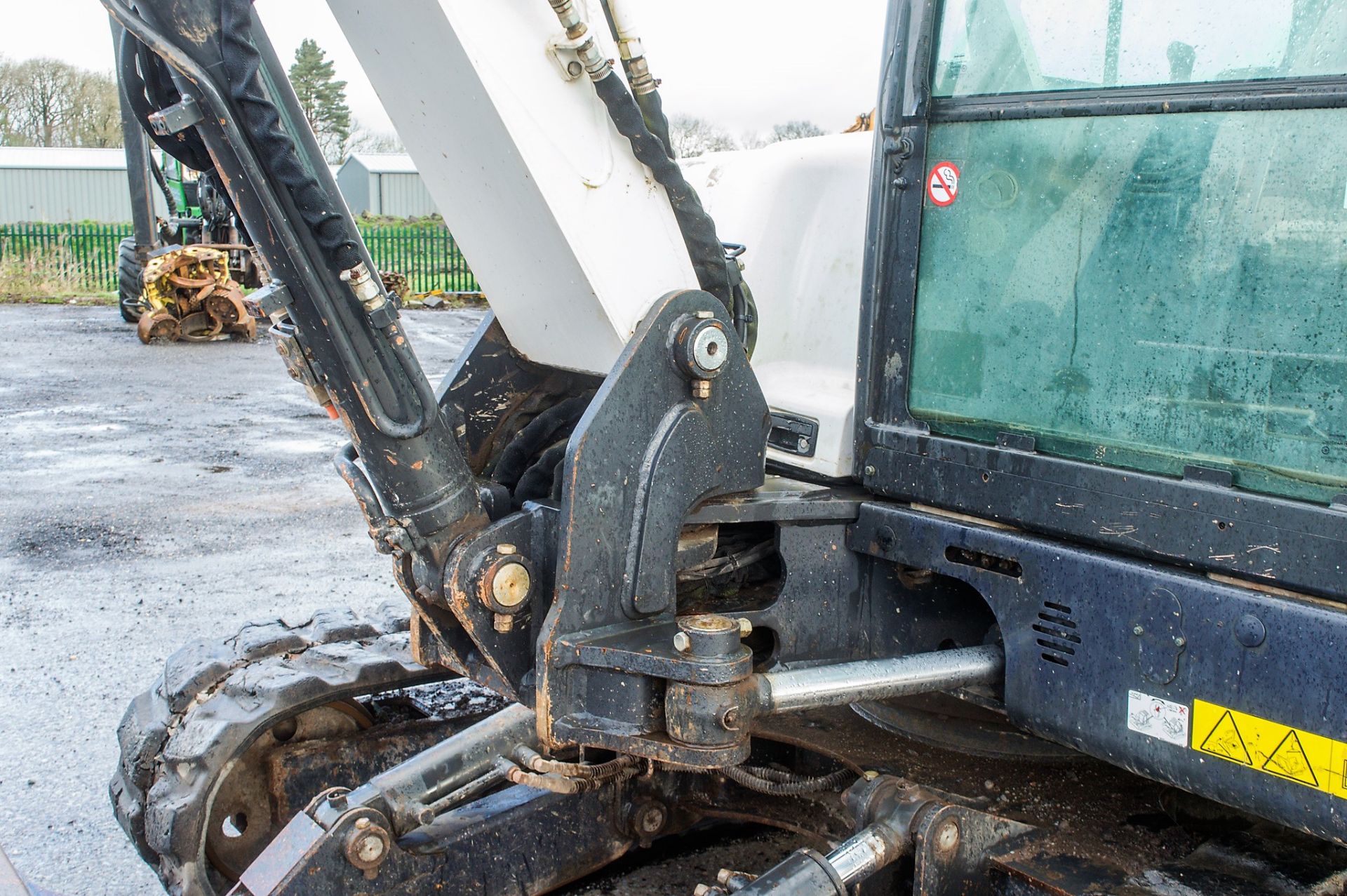 Bobcat E80 8 tonne rubber tracked excavator Year: 2013 S/N: 312768 Recorded Hours: 2878 blade, - Image 17 of 18