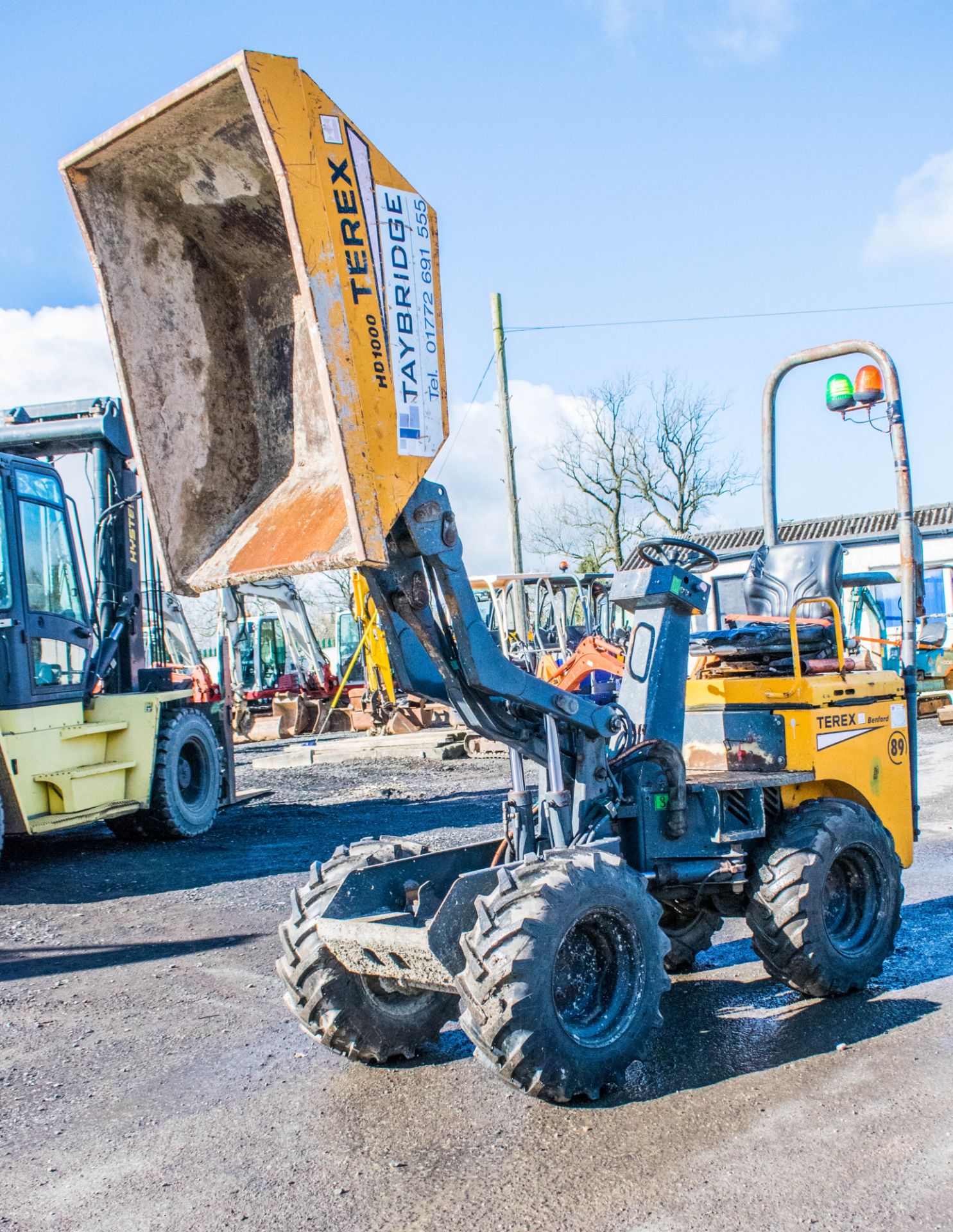 Benford Terex HD1000 1 tonne high tip dumper Year: 2003 S/N: E301HM826 Recorded Hours: Not displayed - Image 12 of 16