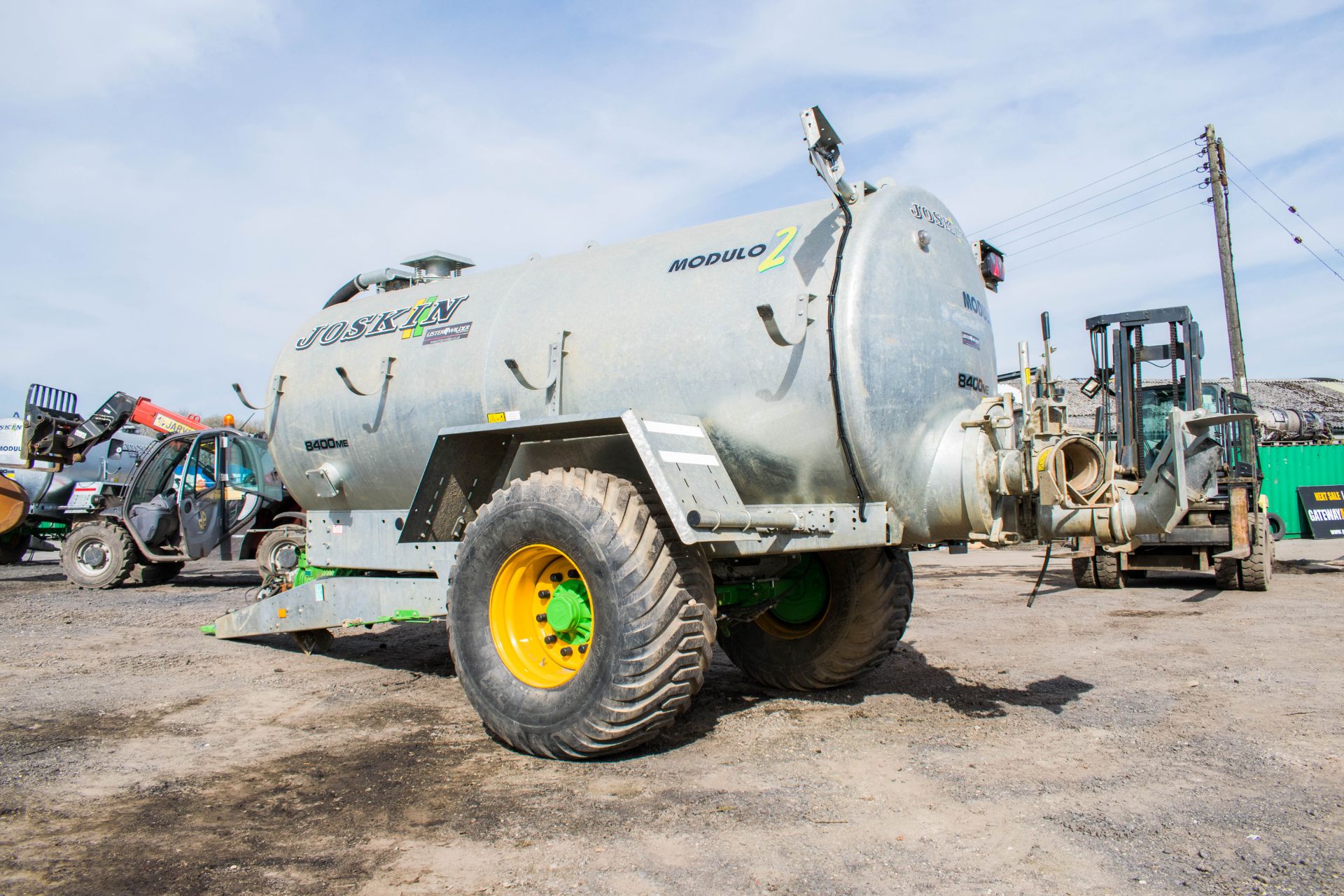 Joskin 8400ME 8500 litre galvanised slurry tanker  Year: 2019  S/N: 35717 c/w hydraulic driven PTO - Image 3 of 15