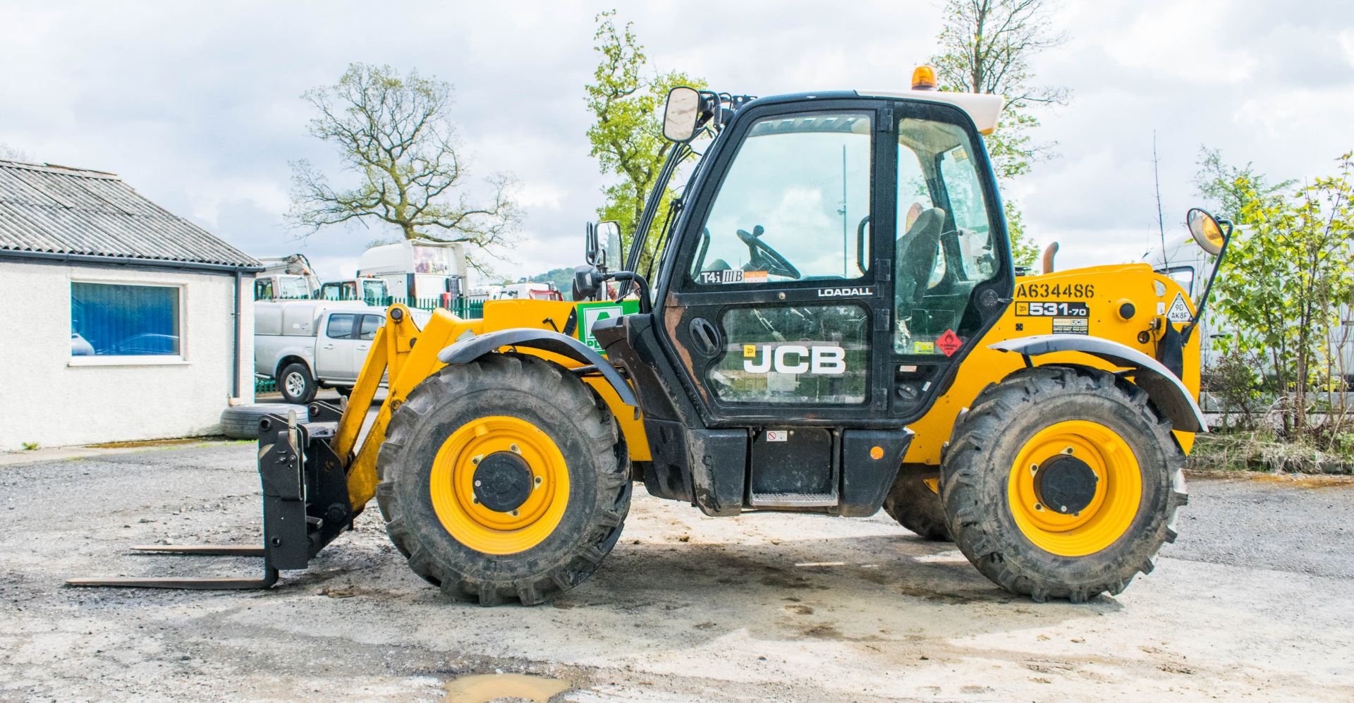 JCB 531-70 telescopic handler  Year: 2014 S/N: 2341975 Recorded Hours: 2691 A634486 - Image 8 of 21