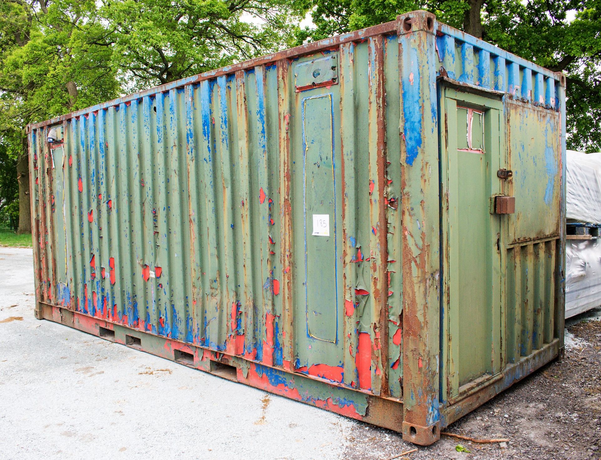 21 ft x 8 ft steel anti vandal office site unit - Image 3 of 5