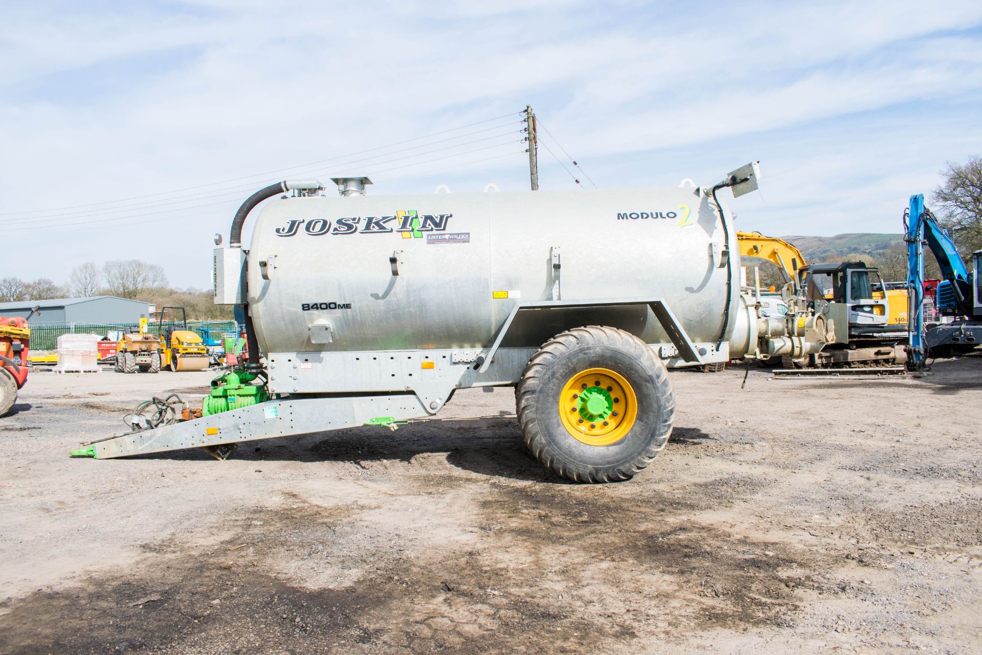 Joskin 8400ME 8500 litre galvanised slurry tanker  Year: 2019  S/N: 35717 c/w hydraulic driven PTO - Image 7 of 15