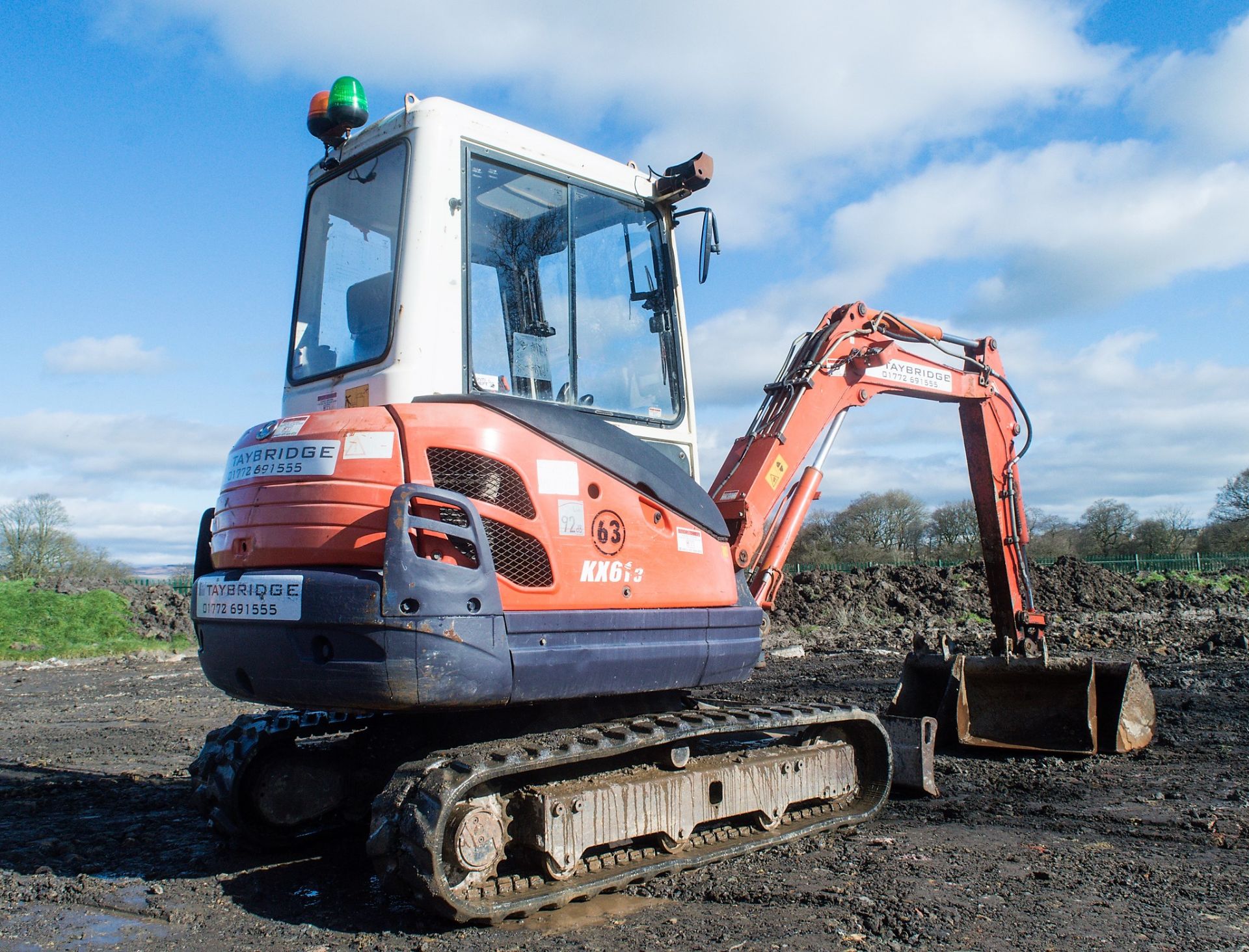 Kubota KX61-3 2.6 tonne rubber tracked mini excavator Year: 2006 S/N: 75518 Recorded Hours: 6513 - Image 4 of 23