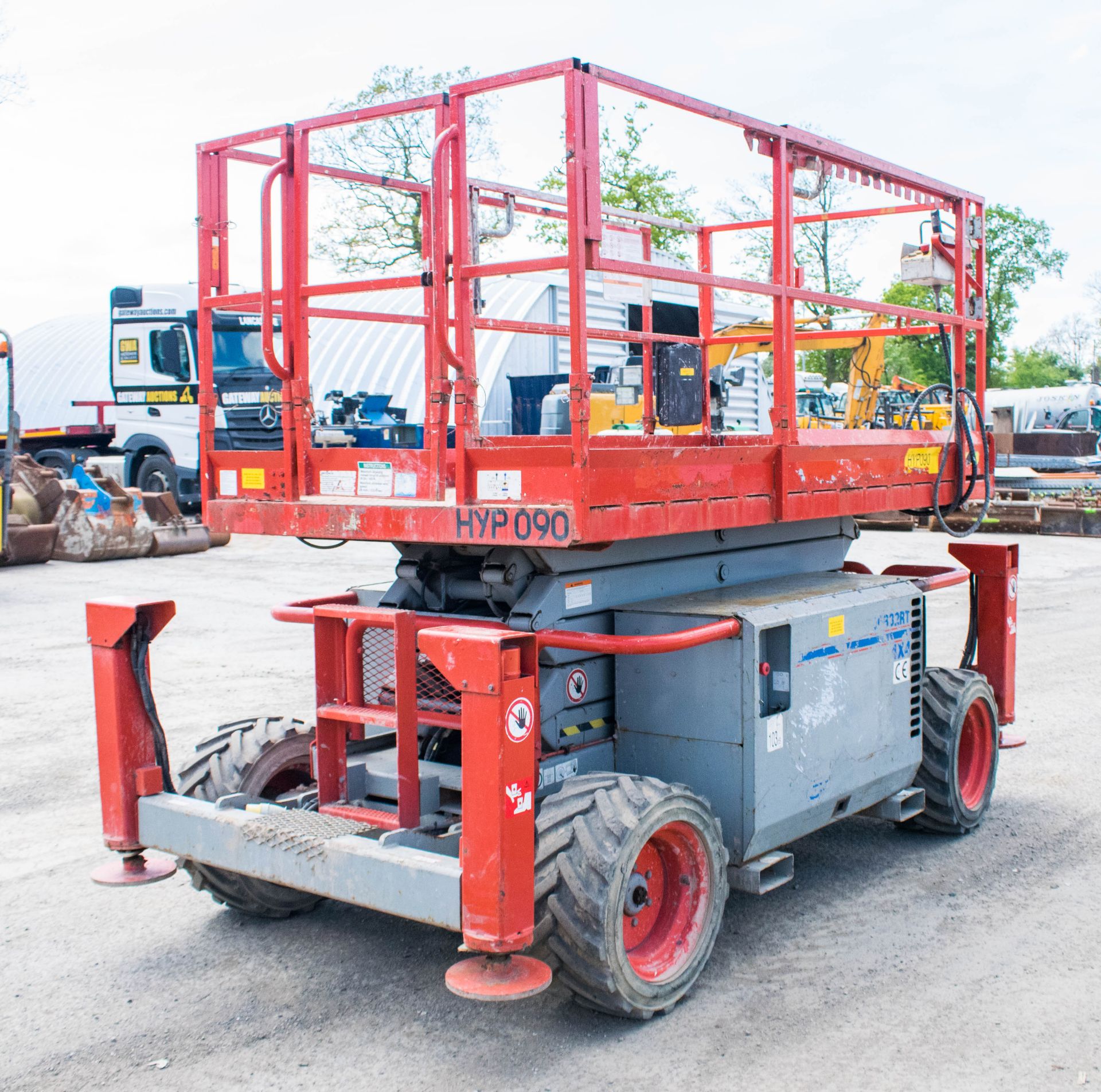 Skyjack 6832 RT 4 wheel drive scissor lift  Year: 2007 S/N: 37001215 Recorded hours: 2089 HYP090 - Image 3 of 14