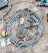 Lifting Gear wire rope winch  c/w wire rope