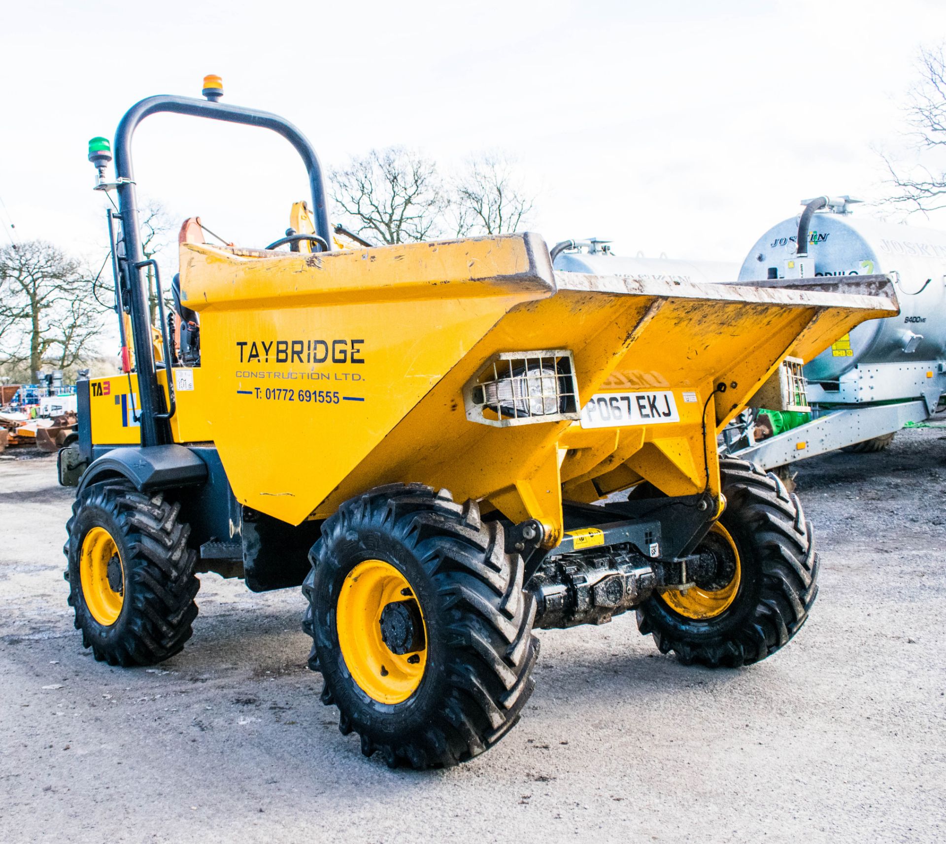 Mecelac 3 tonne straight skip dumper Year: 2017 S/N: 3627 Recorded Hours: 351 - Image 2 of 18