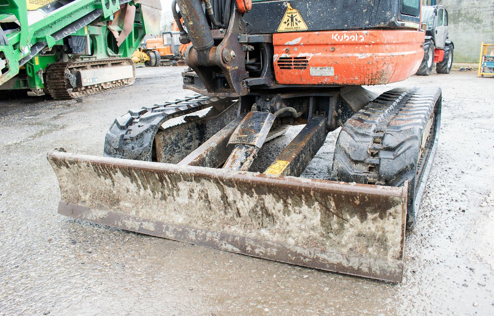 Kubota U25-3 2.5 tonne rubber tracked mini excavator Year: 2013 S/N: 25878  Recorded Hours: 2108 - Image 12 of 22