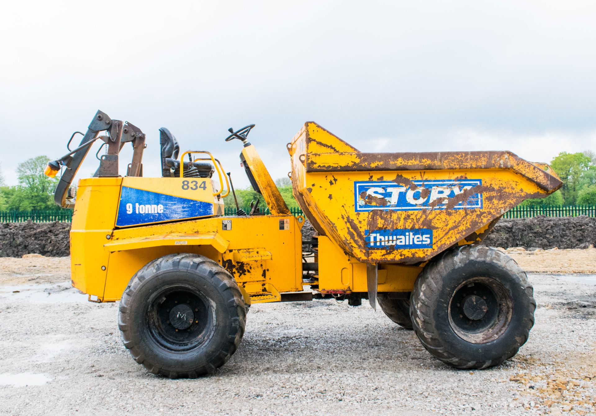 Thwaites 9 tonne straight skip dumper  Year: 2008 S/N: B5227 Recorded Hours: 4181 834 - Image 8 of 18