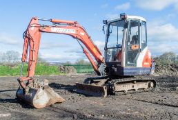 Kubota KX61-3 2.6 tonne rubber tracked mini excavator Year: 2006 S/N: 75518 Recorded Hours: 6513